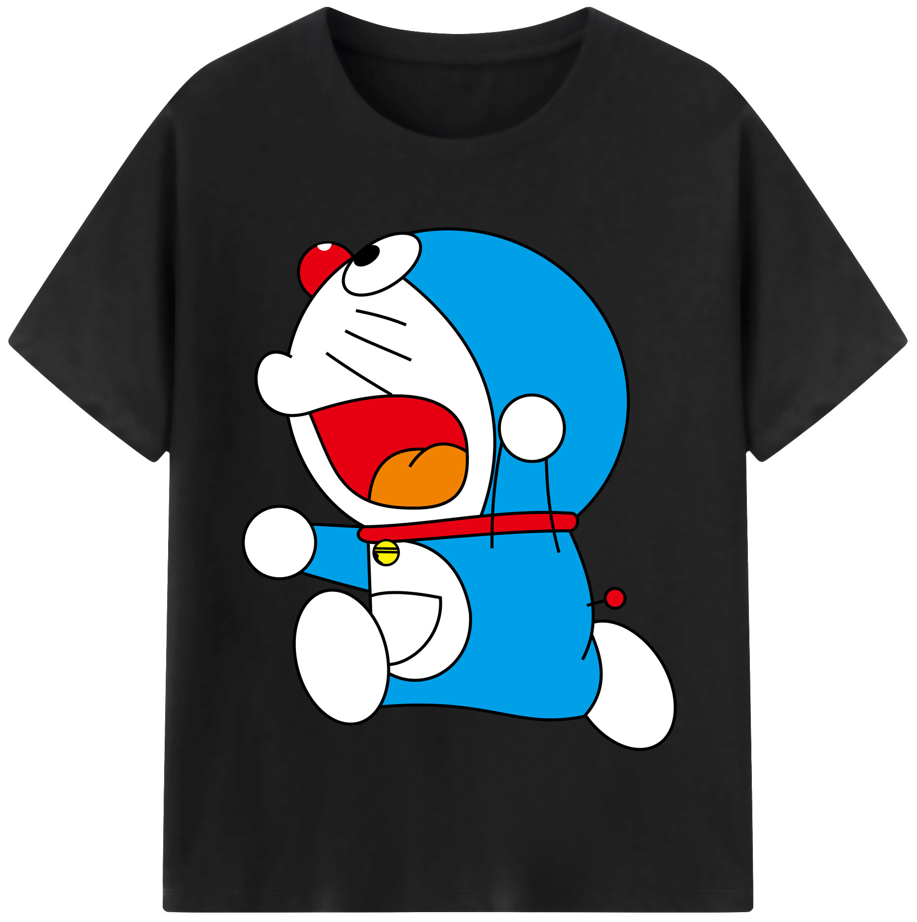 （画像用） ドラえもん Doraemon 綿100％半袖Tシャツ（フロントプリント）