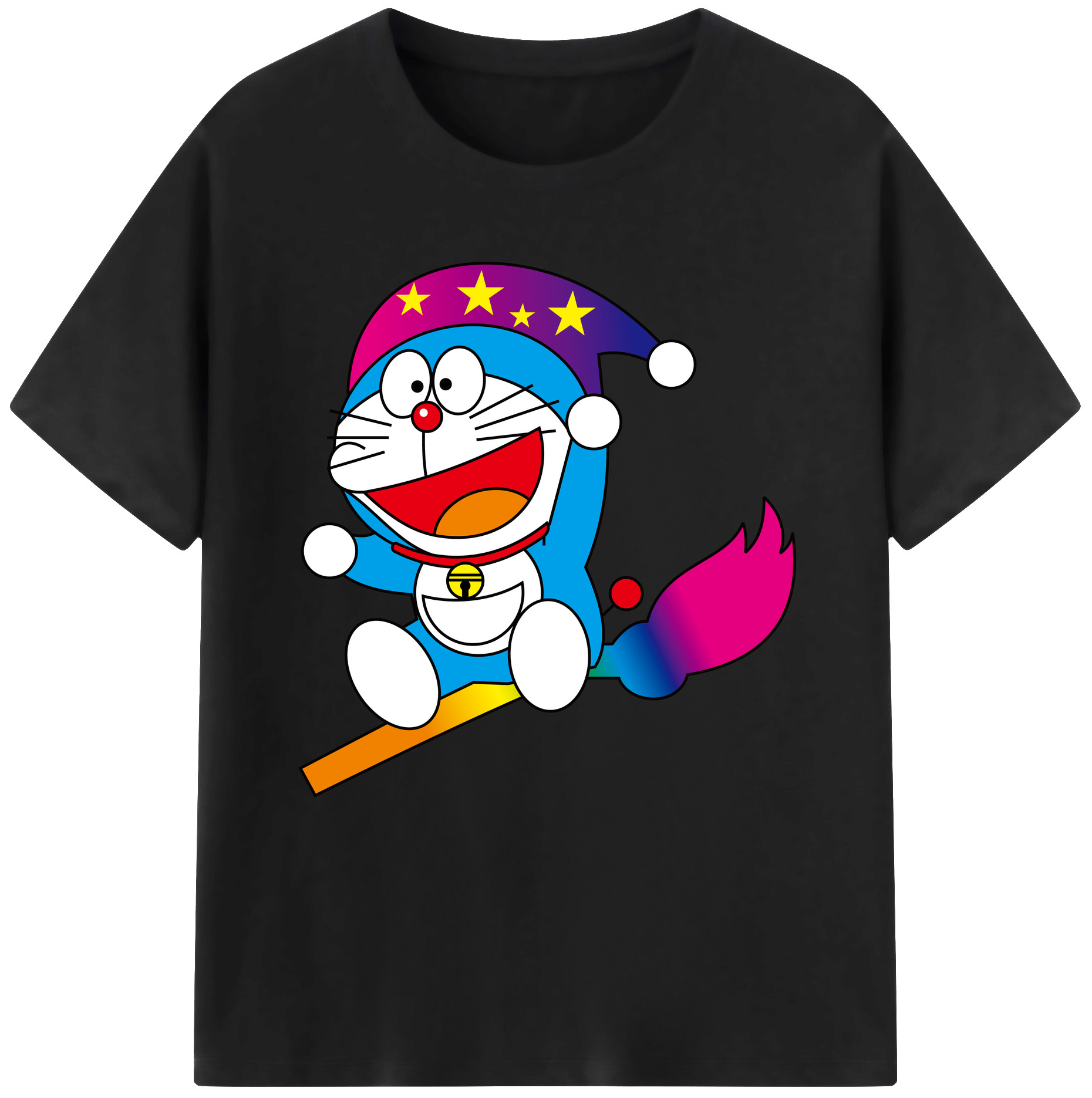 （画像用） ドラえもん Doraemon 綿100％半袖Tシャツ（フロントプリント）