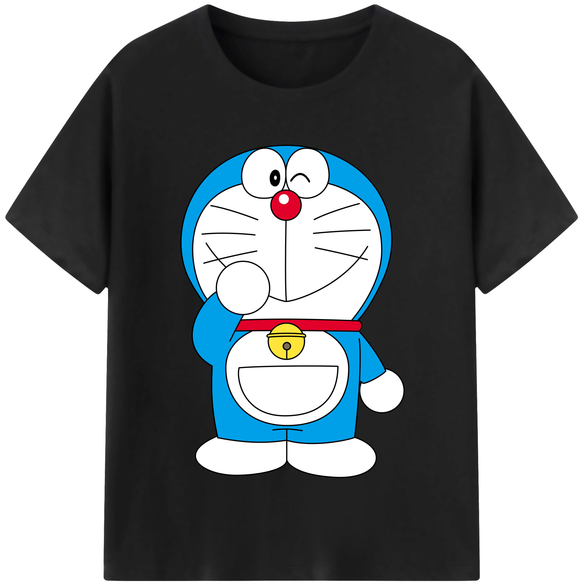 （画像用） ドラえもん Doraemon 綿100％半袖Tシャツ（フロントプリント）