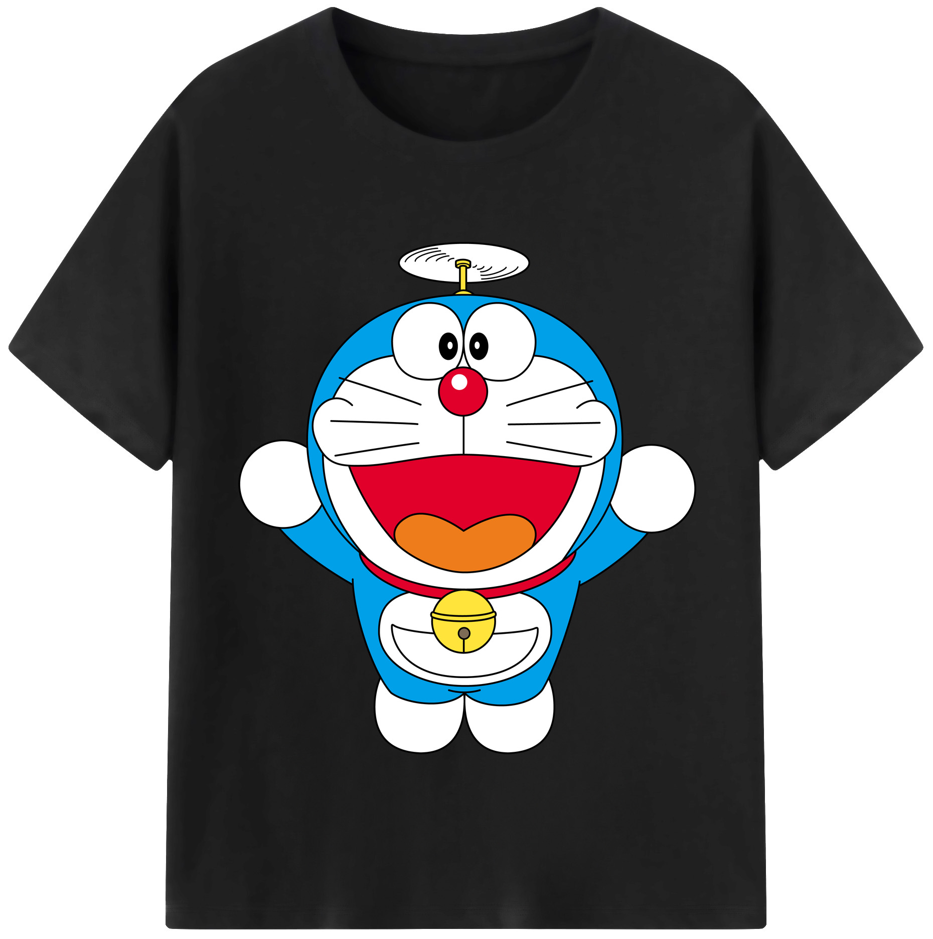 （画像用） ドラえもん Doraemon 綿100％半袖Tシャツ（フロントプリント）