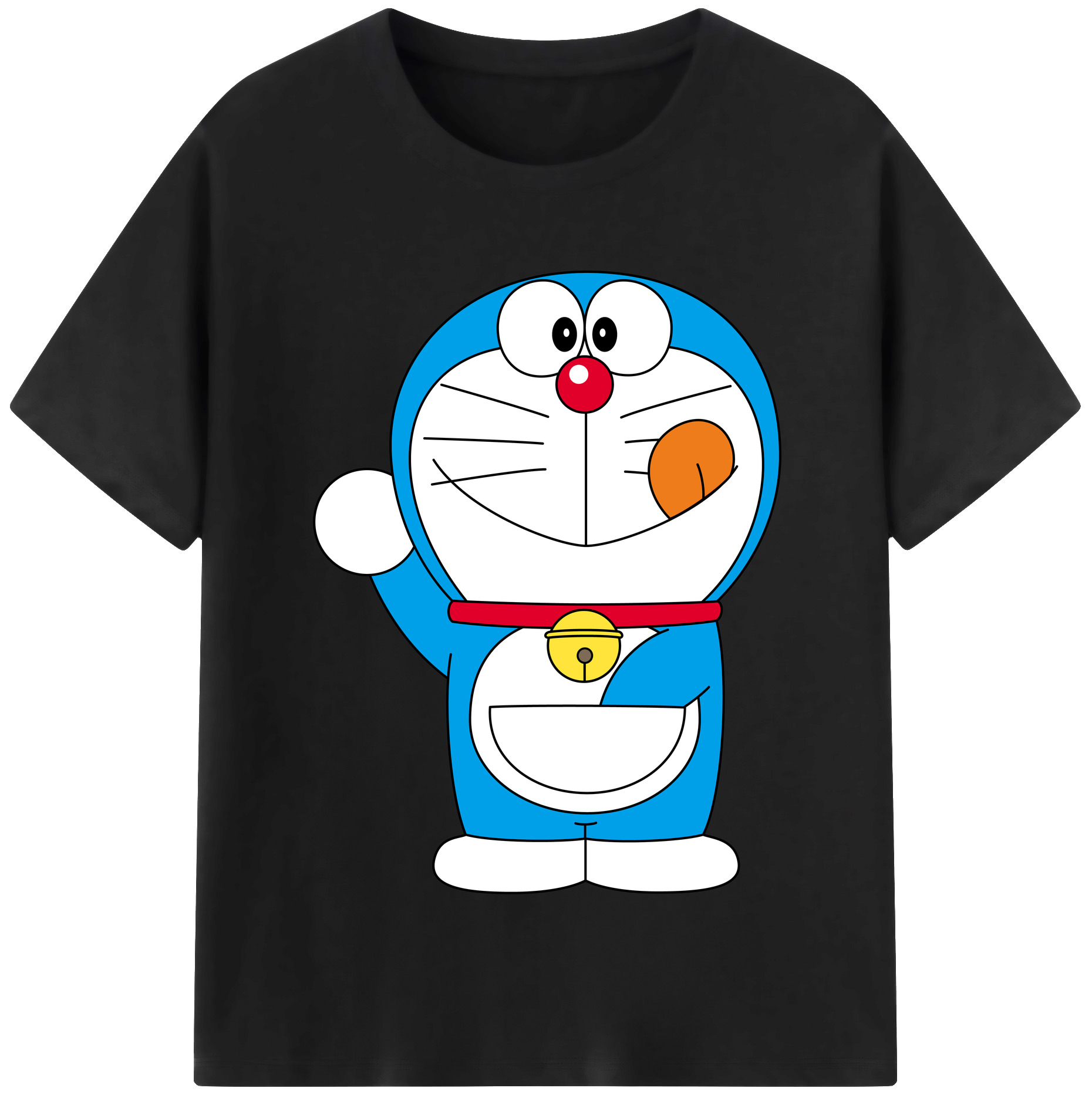 （画像用） ドラえもん Doraemon 綿100％半袖Tシャツ（フロントプリント）