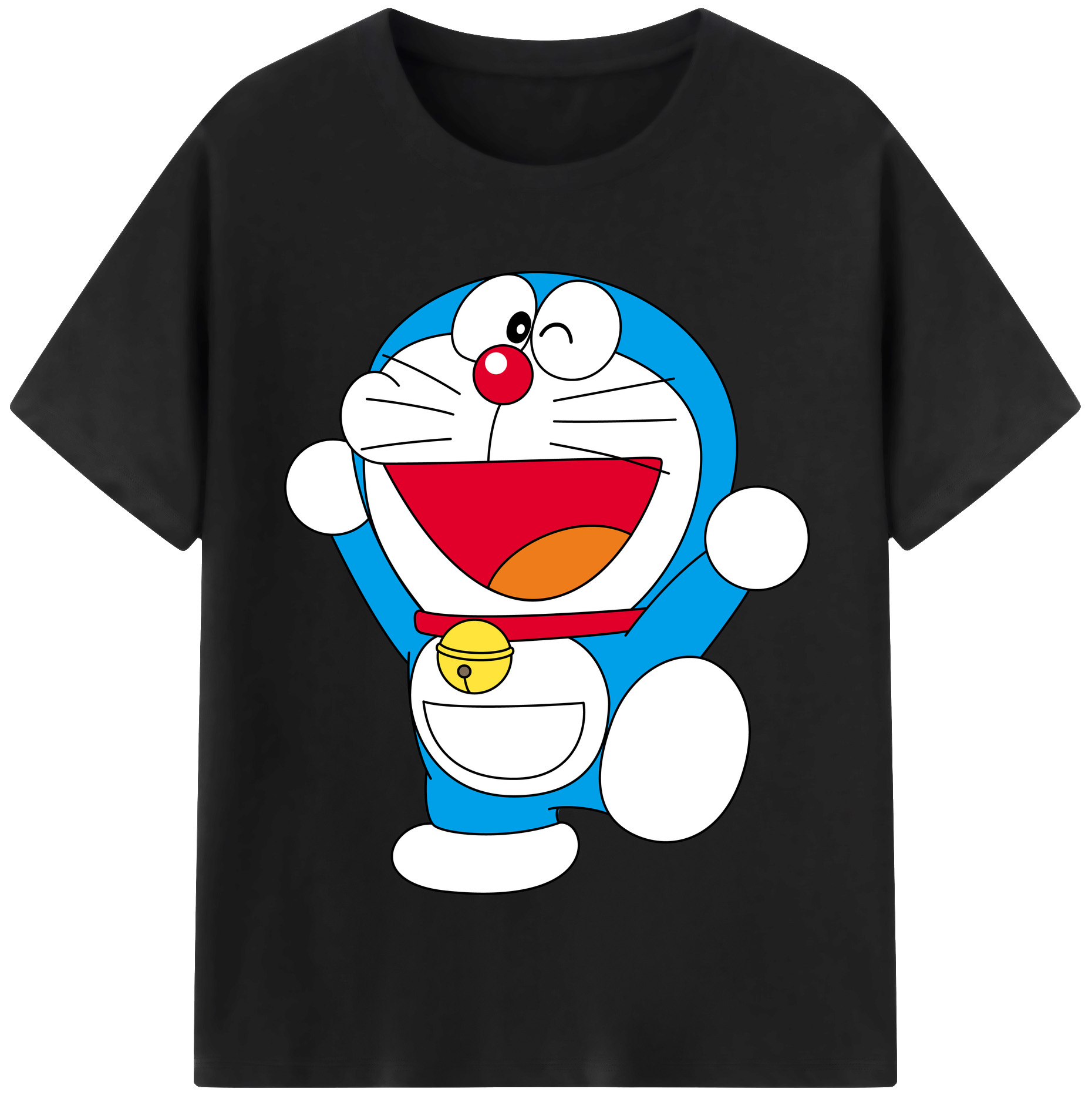 （画像用） ドラえもん Doraemon 綿100％半袖Tシャツ（フロントプリント）