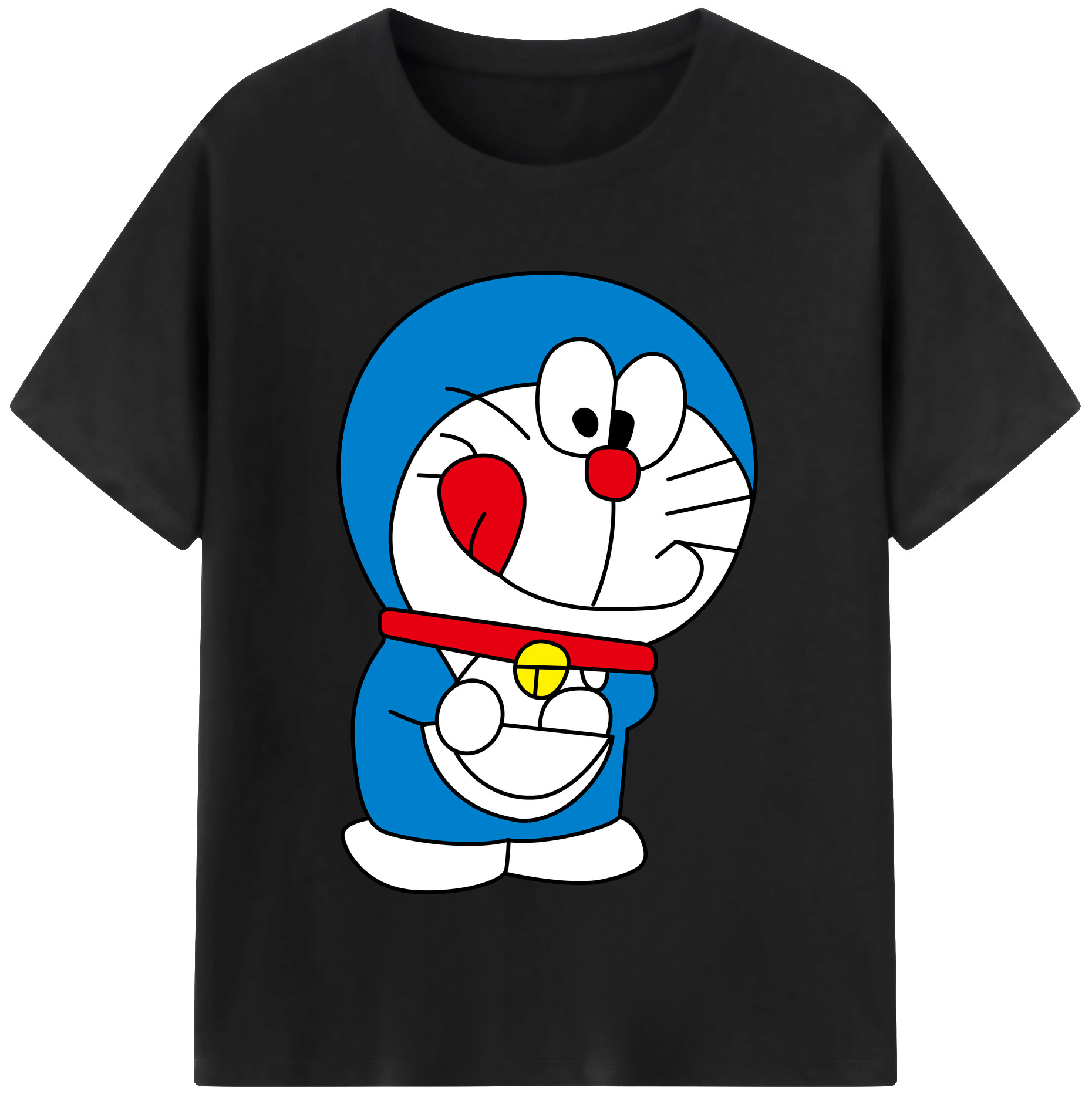 （画像用） ドラえもん Doraemon 綿100％半袖Tシャツ（フロントプリント）