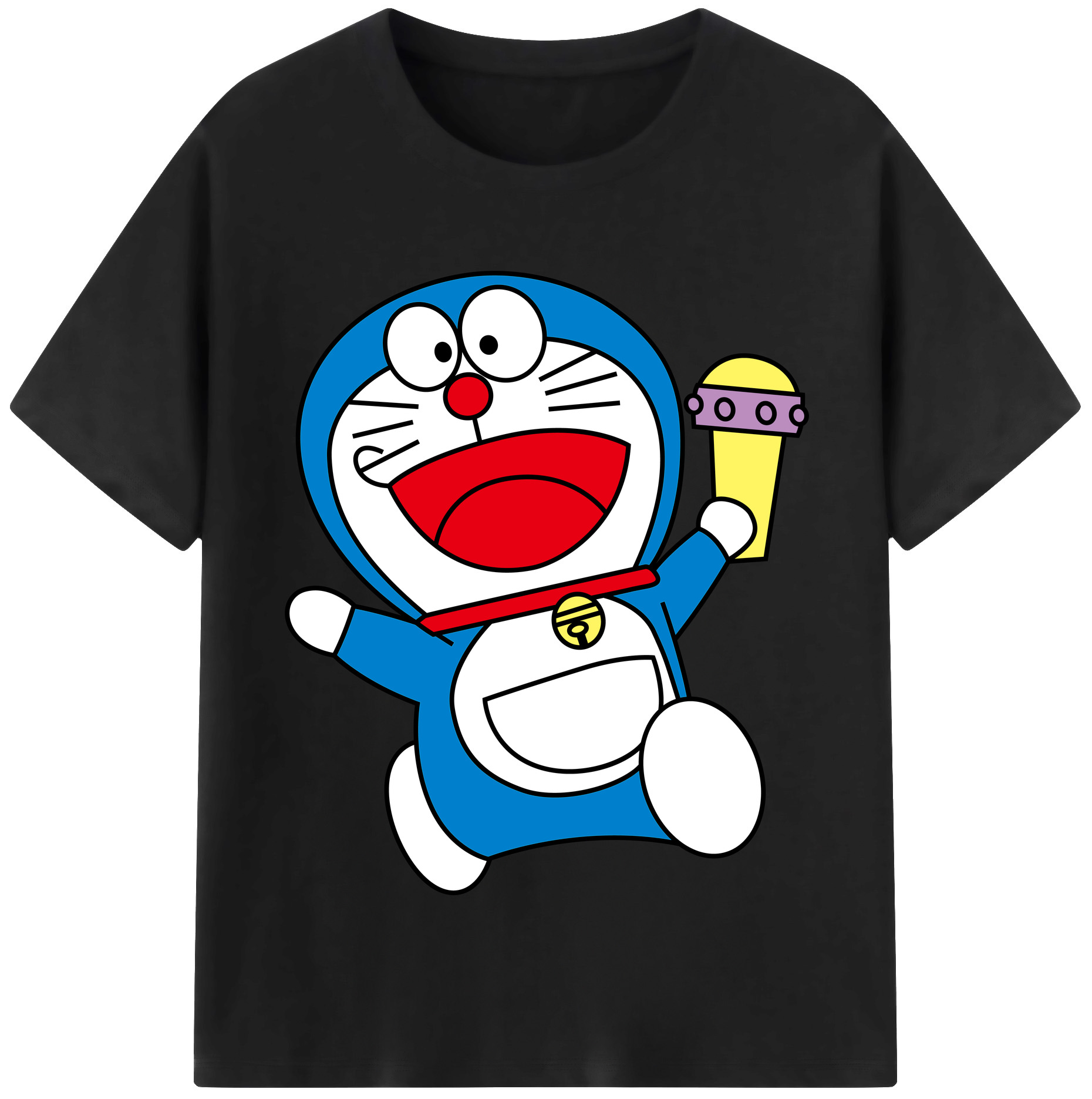 （画像用） ドラえもん Doraemon 綿100％半袖Tシャツ（フロントプリント）