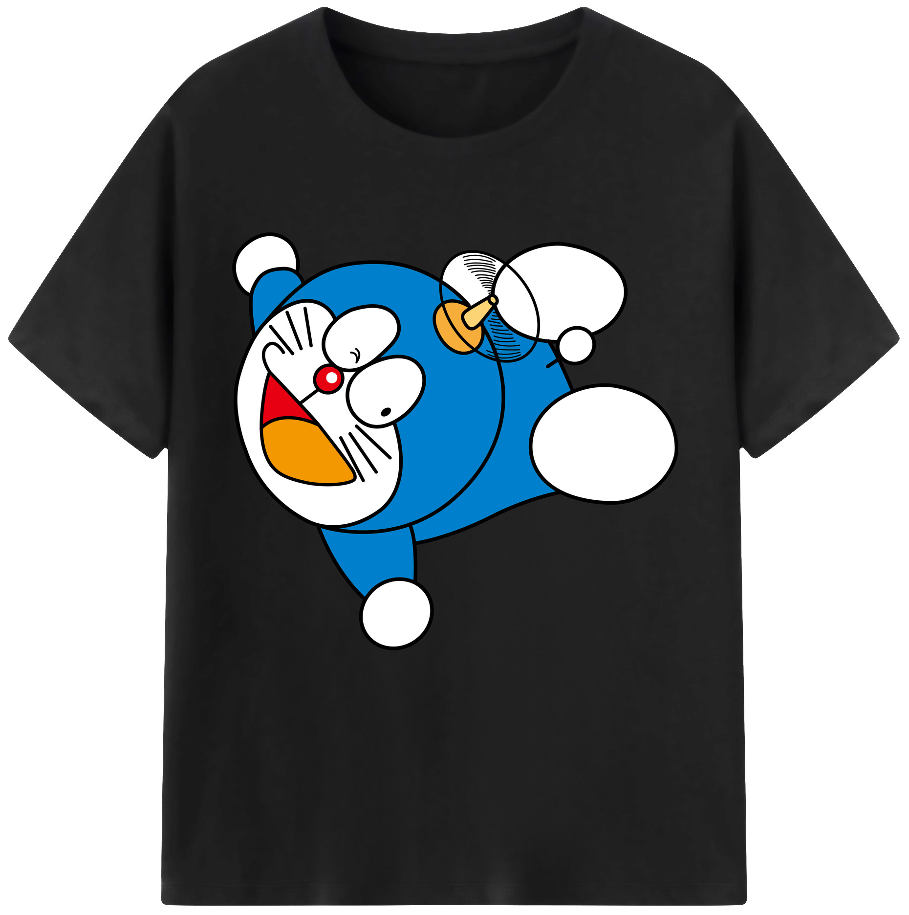 （画像用） ドラえもん Doraemon 綿100％半袖Tシャツ（フロントプリント）