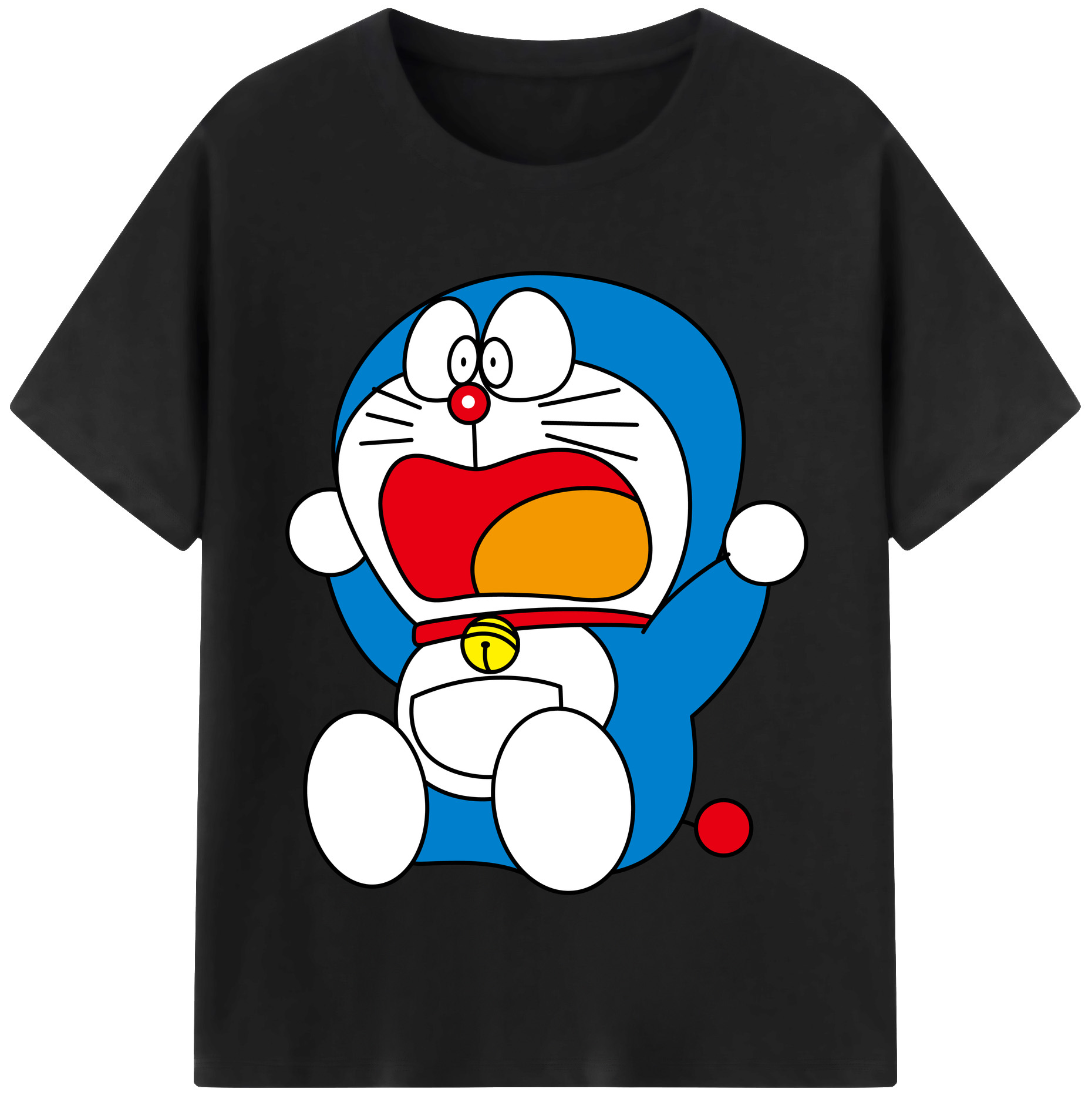（画像用） ドラえもん Doraemon 綿100％半袖Tシャツ（フロントプリント）
