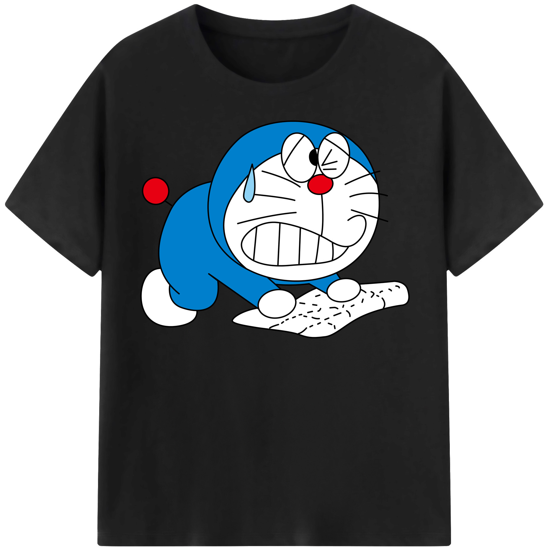 （画像用） ドラえもん Doraemon 綿100％半袖Tシャツ（フロントプリント）