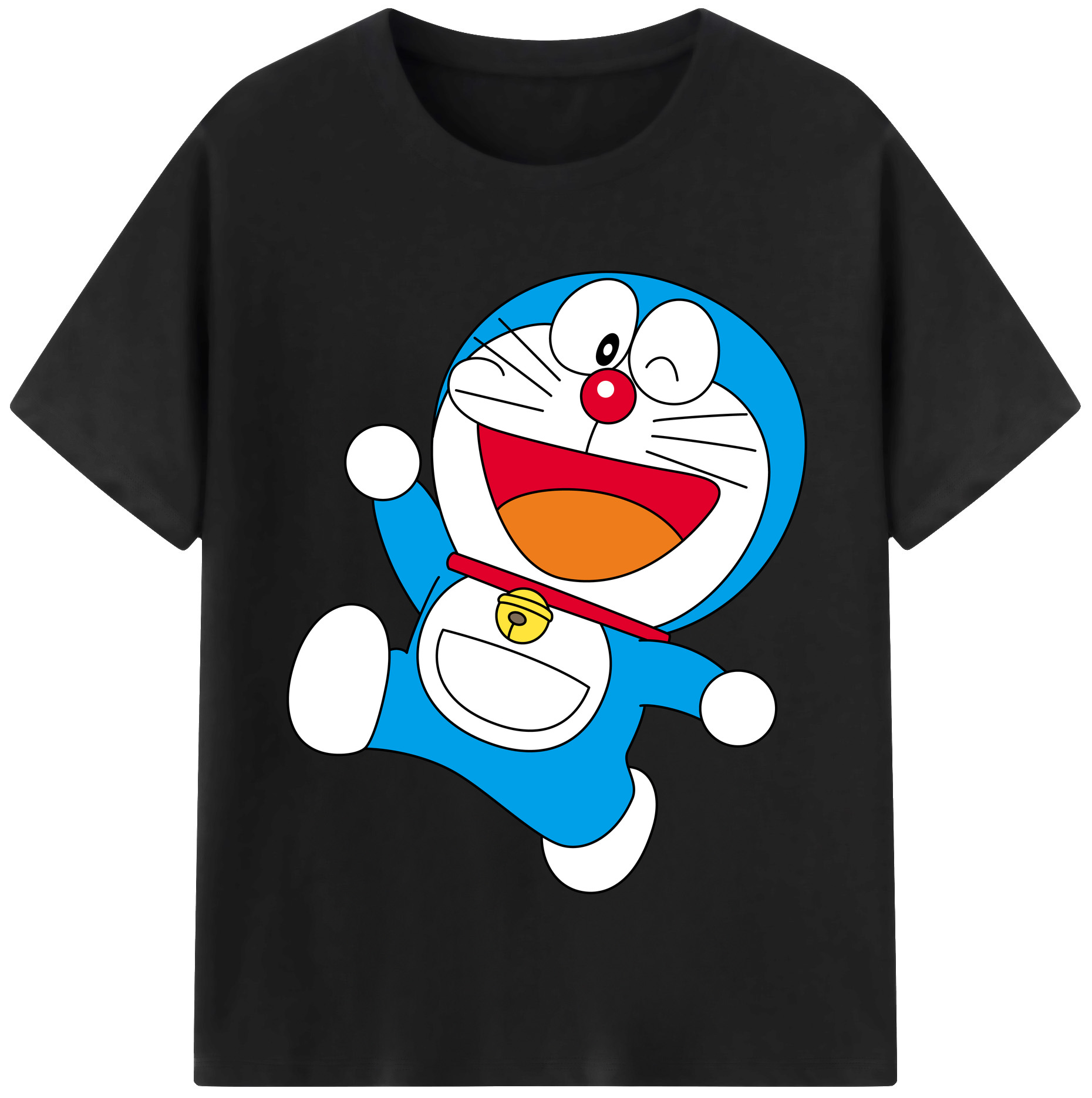 （画像用） ドラえもん Doraemon 綿100％半袖Tシャツ（フロントプリント）