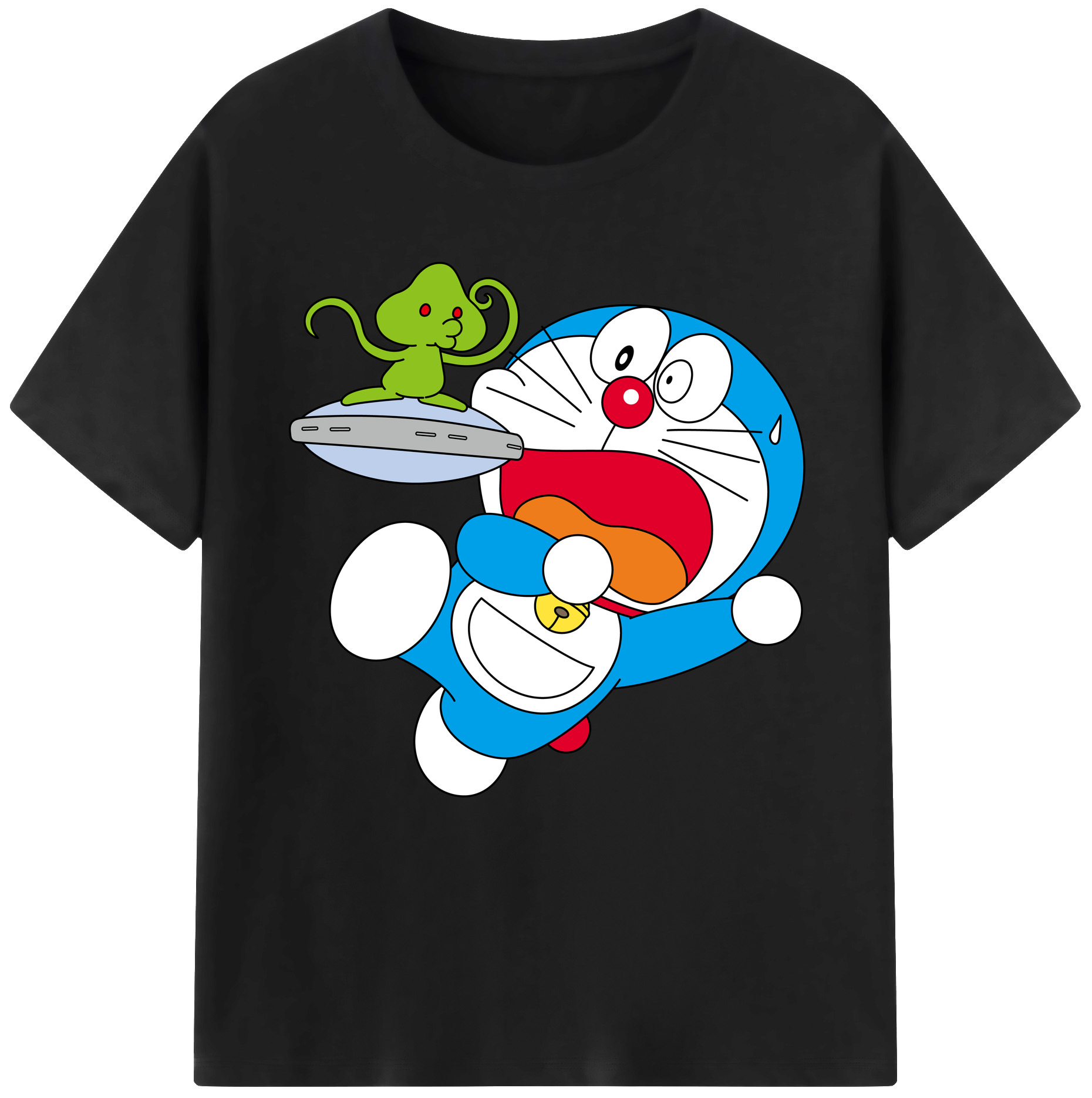 （画像用） ドラえもん Doraemon 綿100％半袖Tシャツ（フロントプリント）