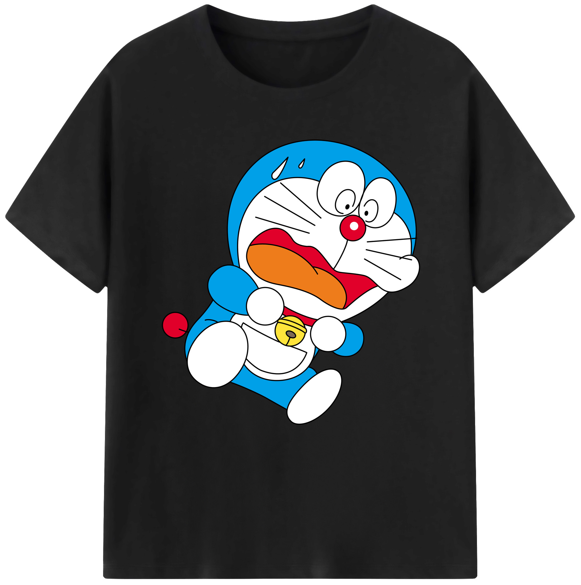（画像用） ドラえもん Doraemon 綿100％半袖Tシャツ（フロントプリント）