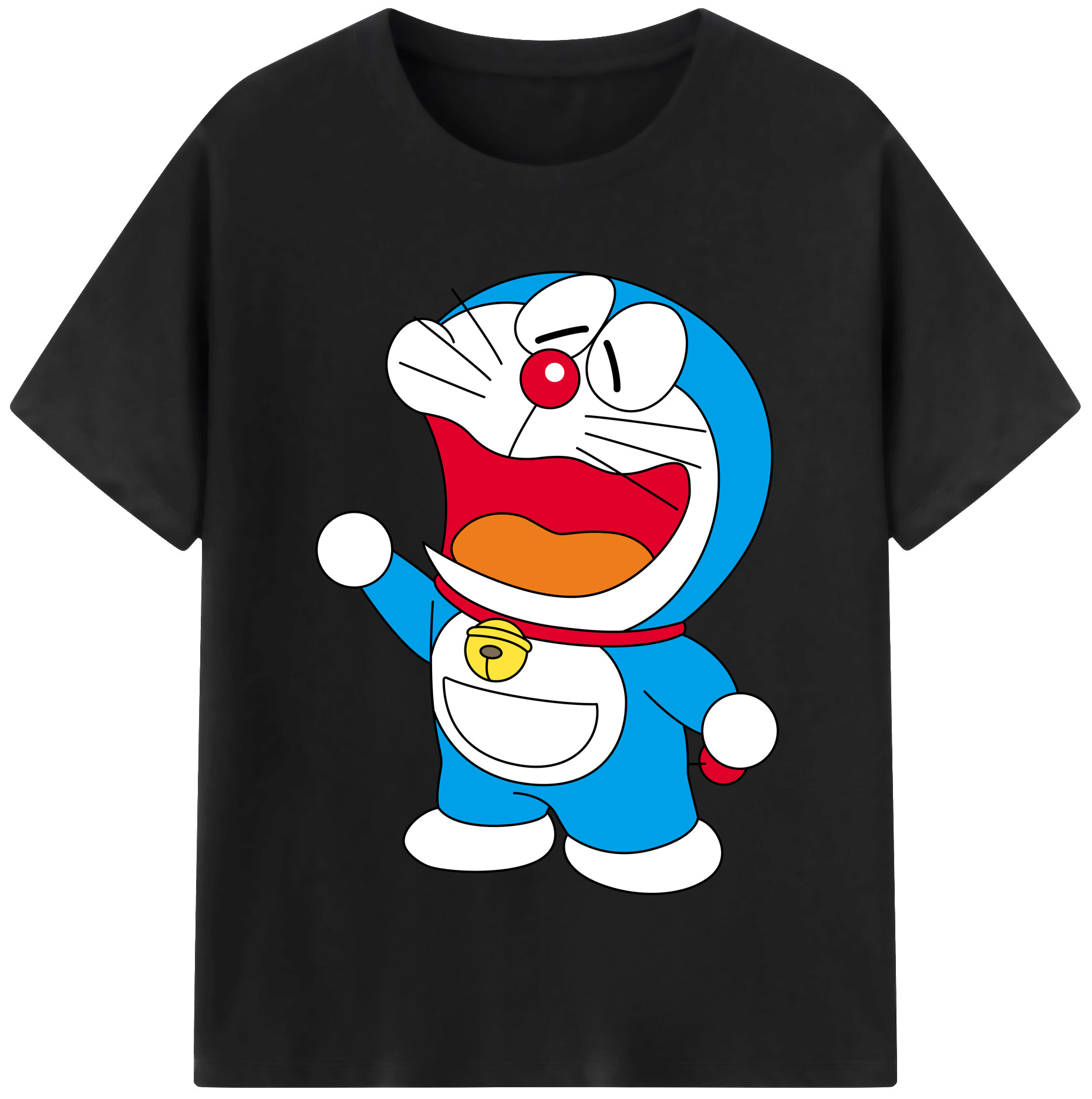 （画像用） ドラえもん Doraemon 綿100％半袖Tシャツ（フロントプリント）
