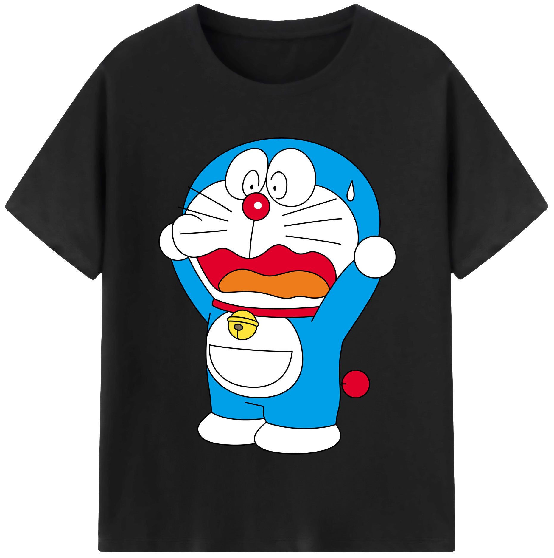 （画像用） ドラえもん Doraemon 綿100％半袖Tシャツ（フロントプリント）