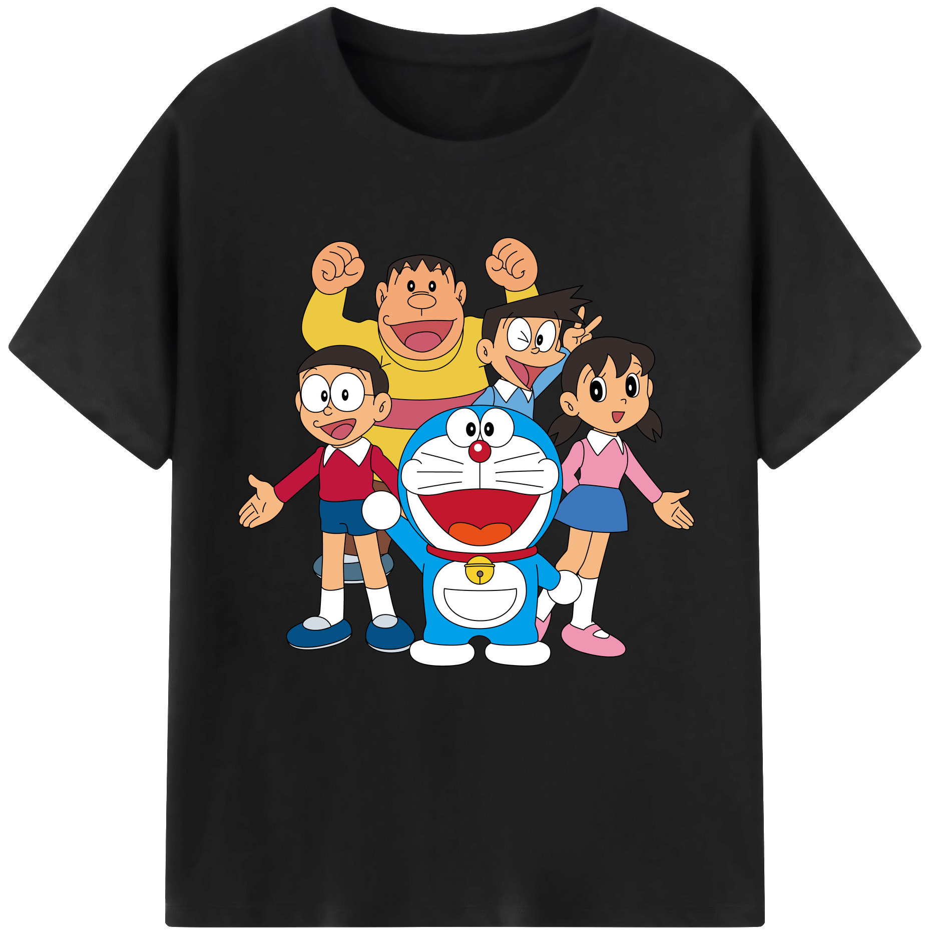 （画像用） ドラえもん 骨川 スネ夫 Doraemon Honekawa Suneo 綿100％半袖Tシャツ（フロントプリント）