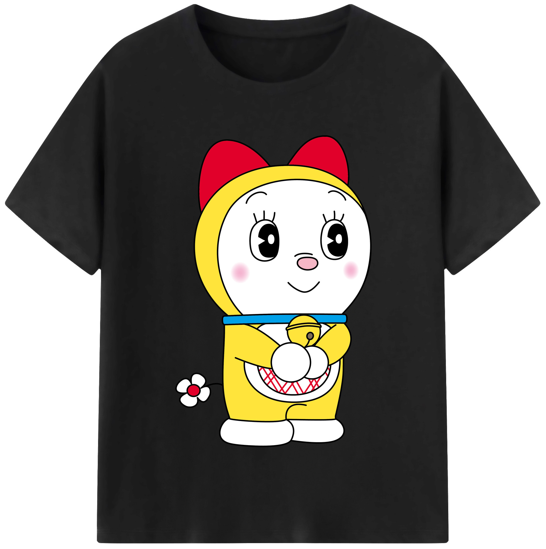（画像用） ドラえもん ドラミ Doraemon Dorami 綿100％半袖Tシャツ（フロントプリント）