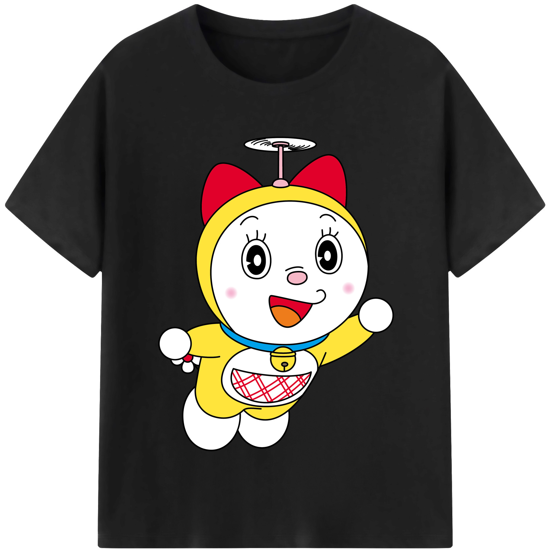 （画像用） ドラえもん ドラミ Doraemon Dorami 綿100％半袖Tシャツ（フロントプリント）