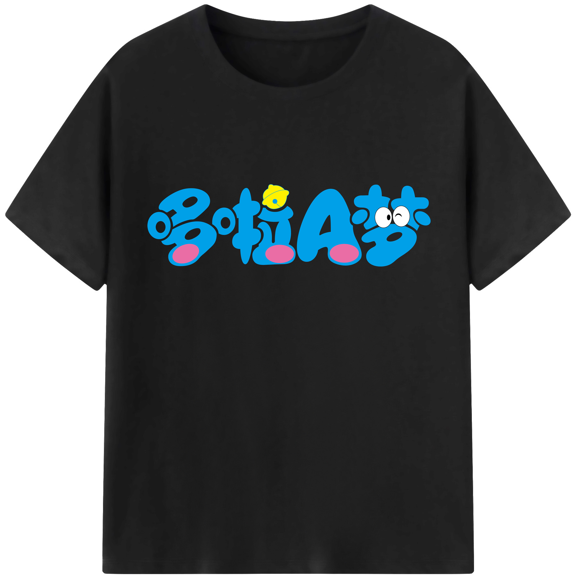（画像用） ドラえもん Doraemon 綿100％半袖Tシャツ（フロントプリント）