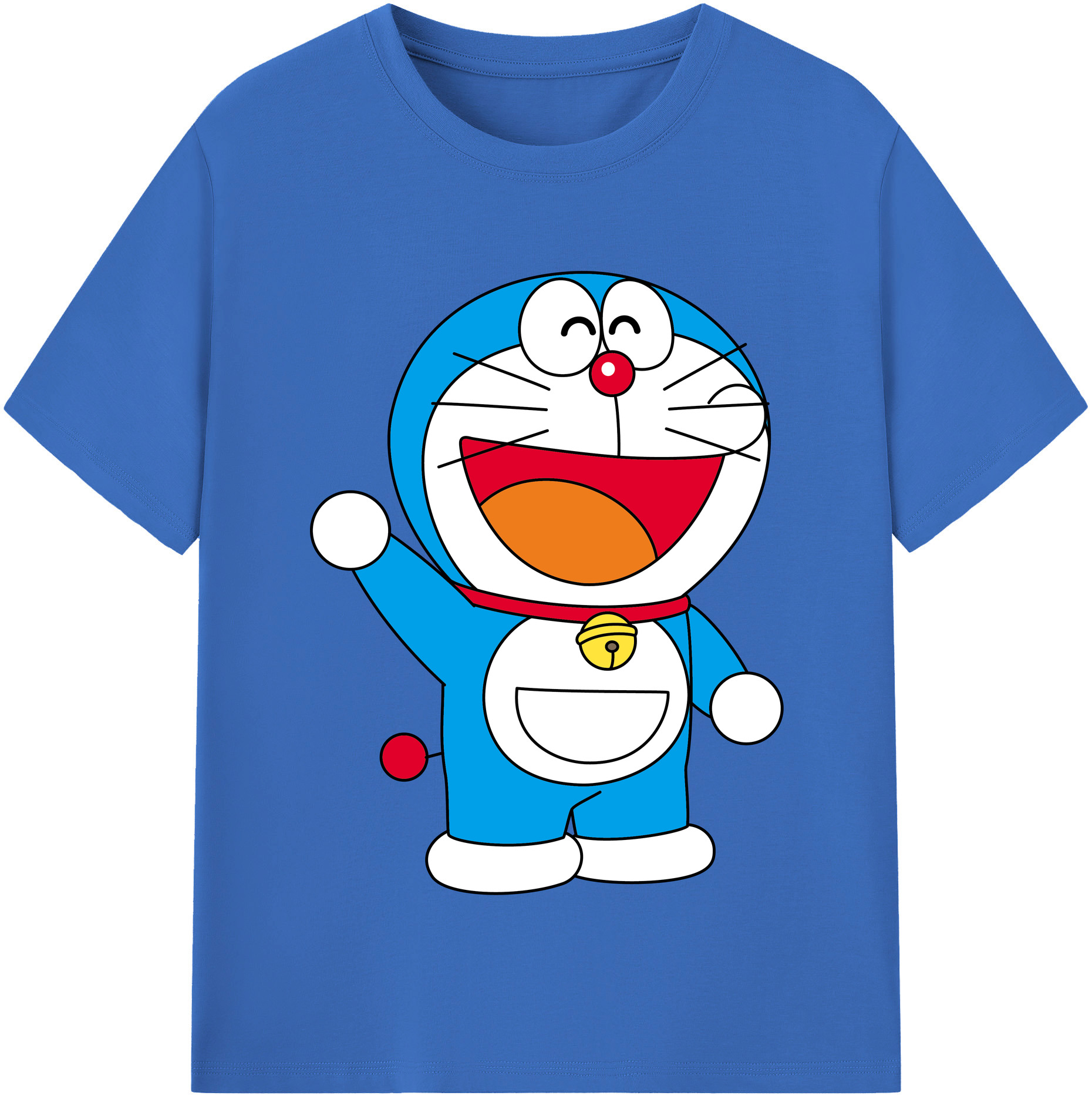 （画像用） ドラえもん Doraemon 綿100％半袖Tシャツ（フロントプリント）