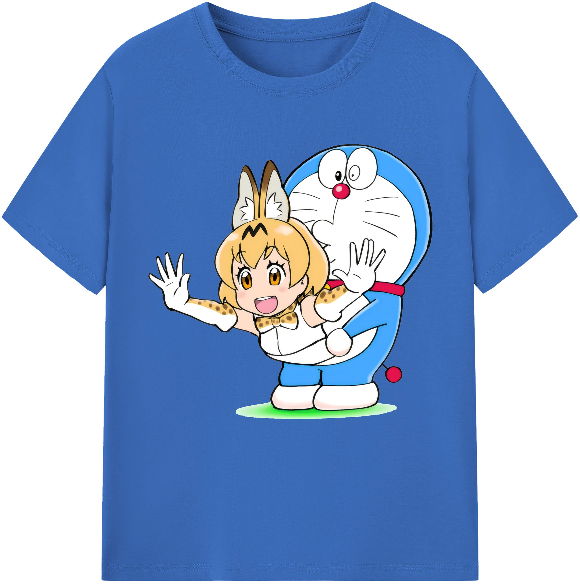 （画像用） ドラえもん Doraemon 綿100％半袖Tシャツ（フロントプリント）