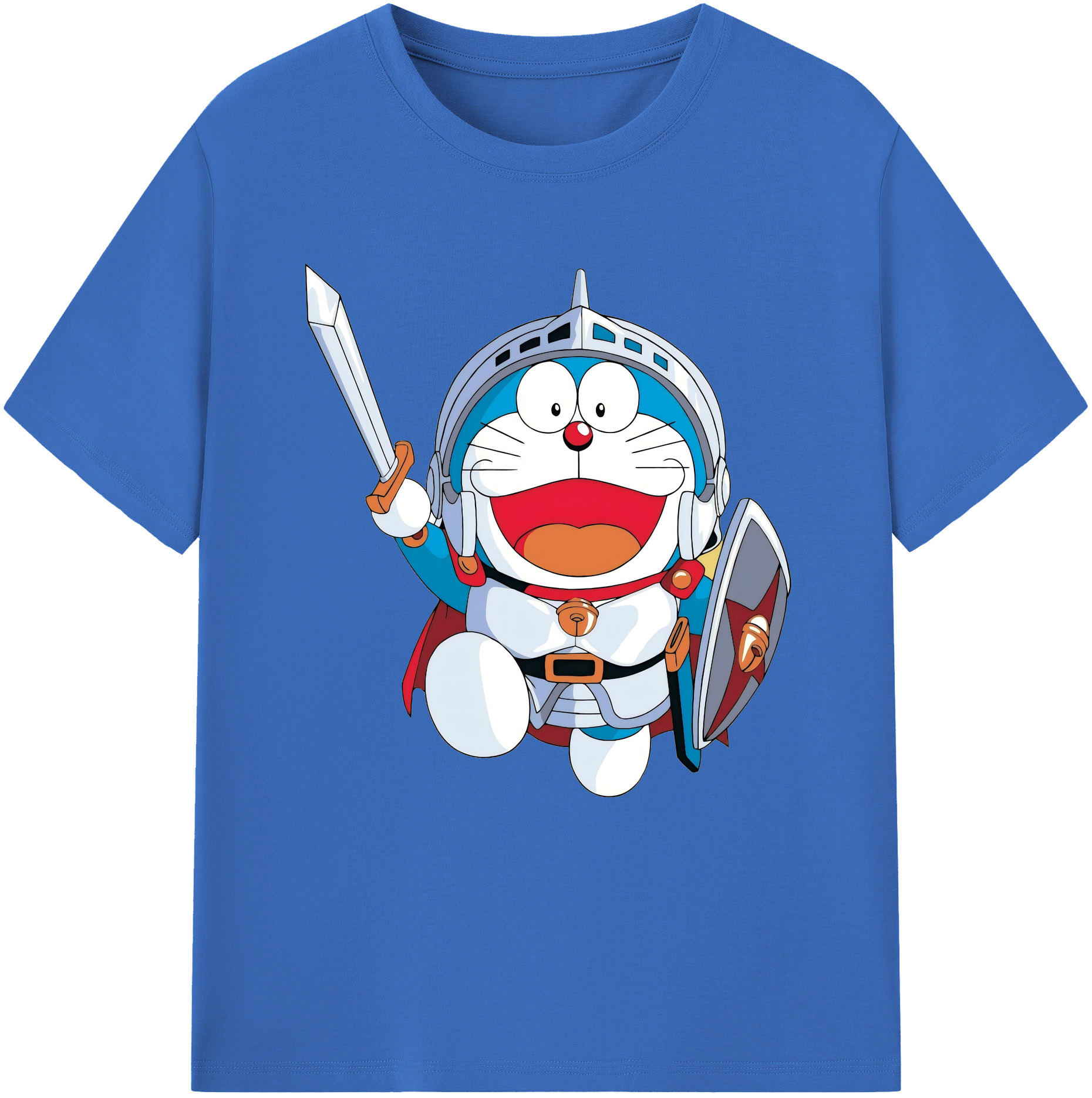 （画像用） ドラえもん Doraemon 綿100％半袖Tシャツ（フロントプリント）