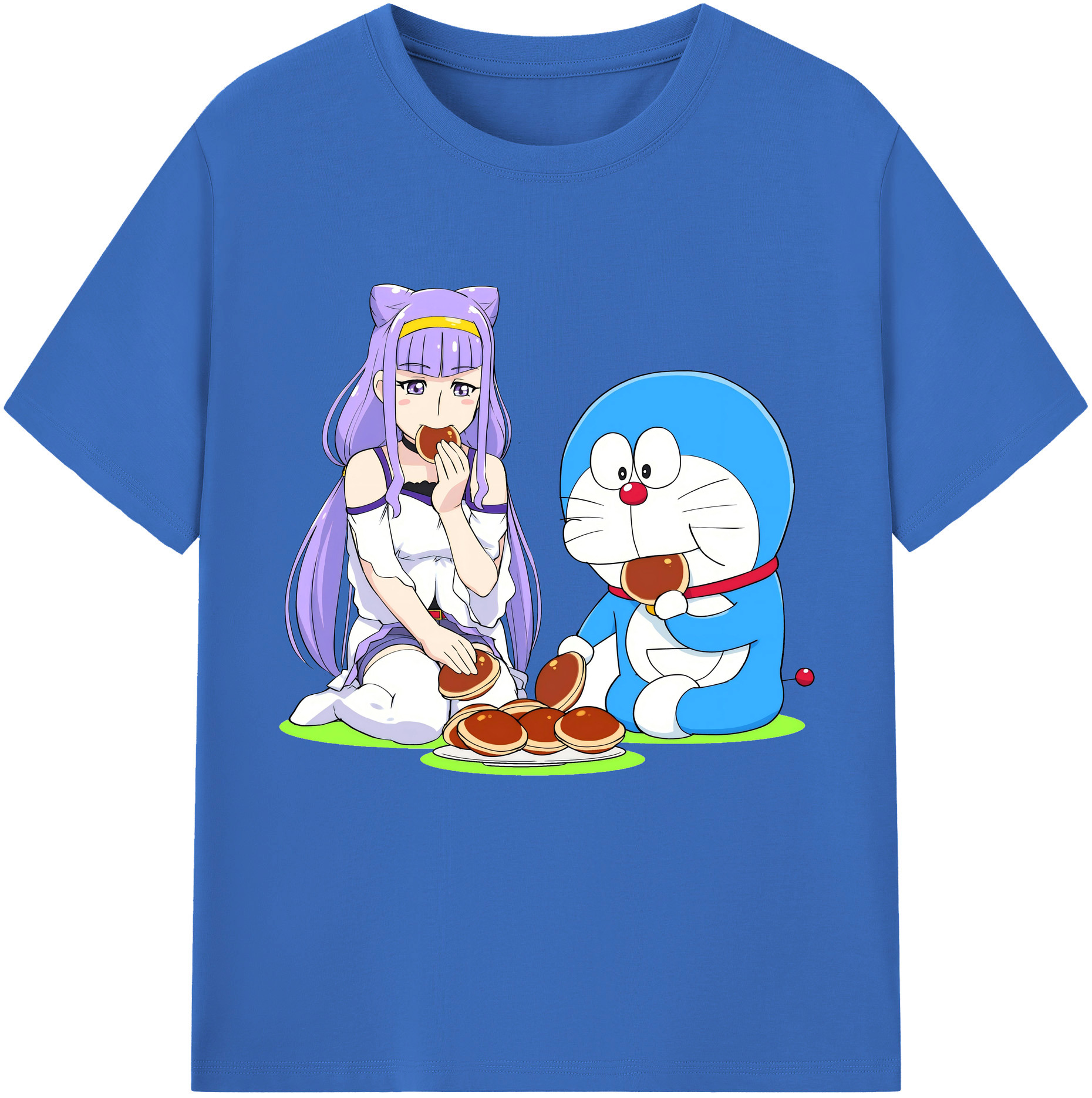 （画像用） ドラえもん Doraemon 綿100％半袖Tシャツ（フロントプリント）
