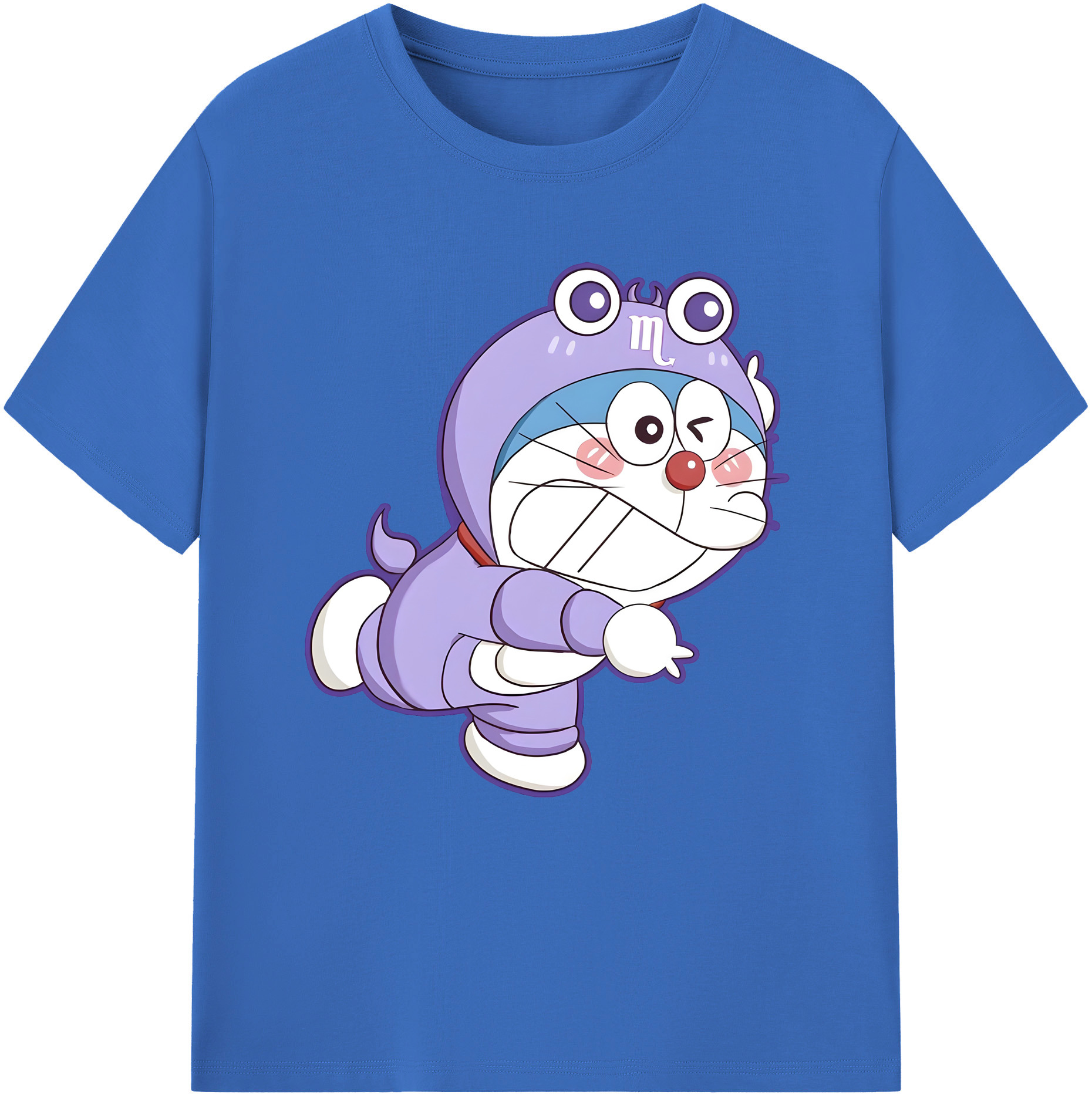 （画像用） ドラえもん Doraemon 綿100％半袖Tシャツ（フロントプリント）