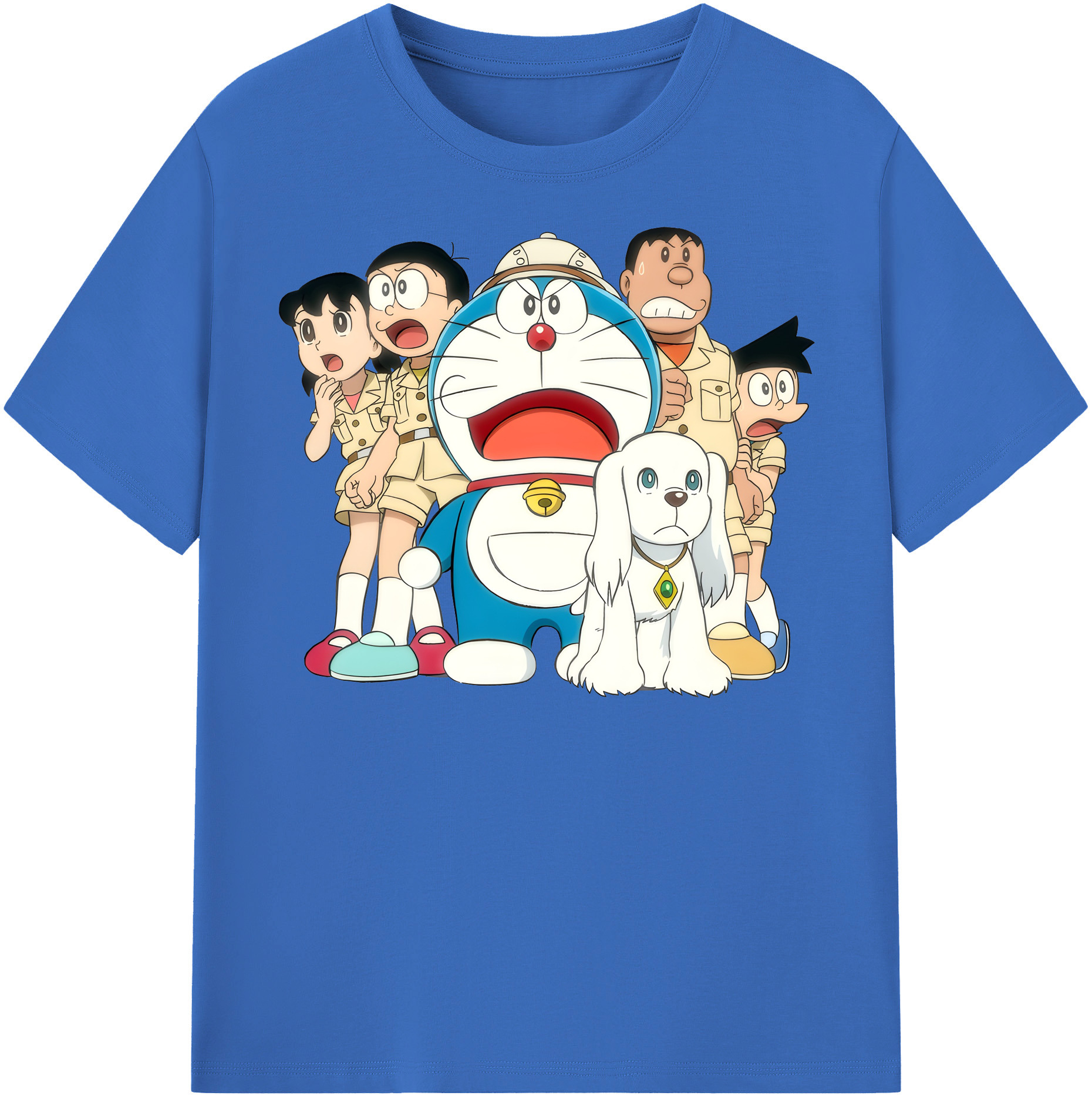 （画像用） ドラえもん Doraemon 綿100％半袖Tシャツ（フロントプリント）