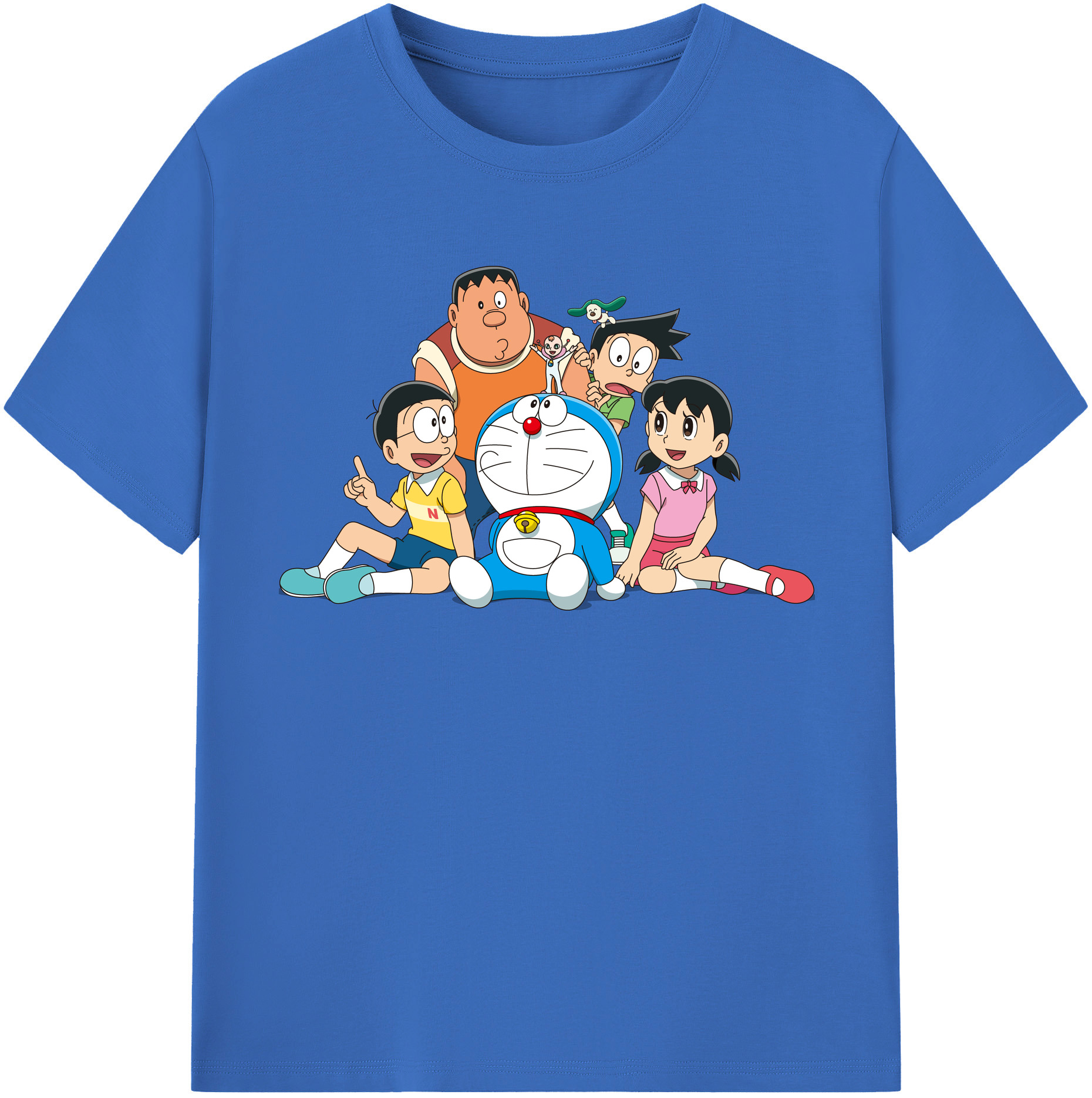（画像用） ドラえもん Doraemon 綿100％半袖Tシャツ（フロントプリント）