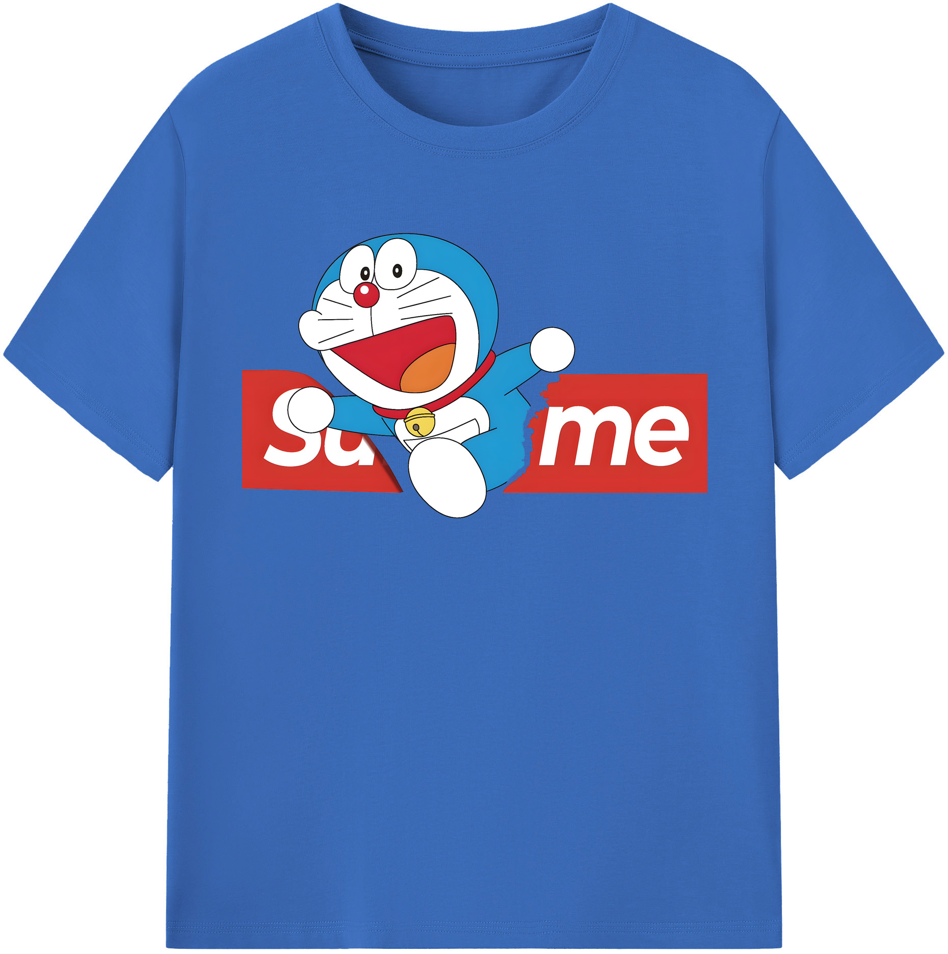 （画像用） ドラえもん Doraemon 綿100％半袖Tシャツ（フロントプリント）