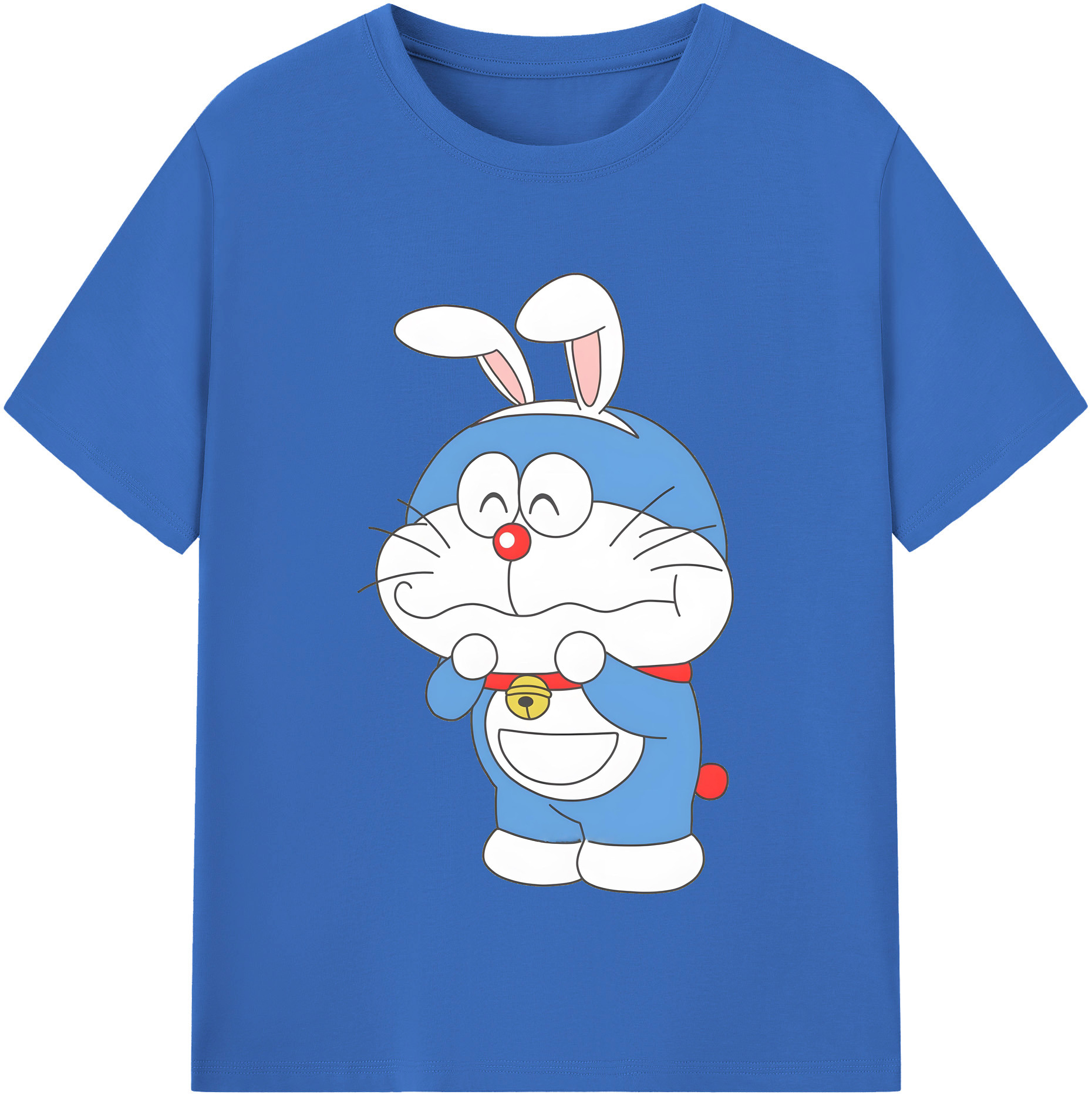 （画像用） ドラえもん Doraemon 綿100％半袖Tシャツ（フロントプリント）
