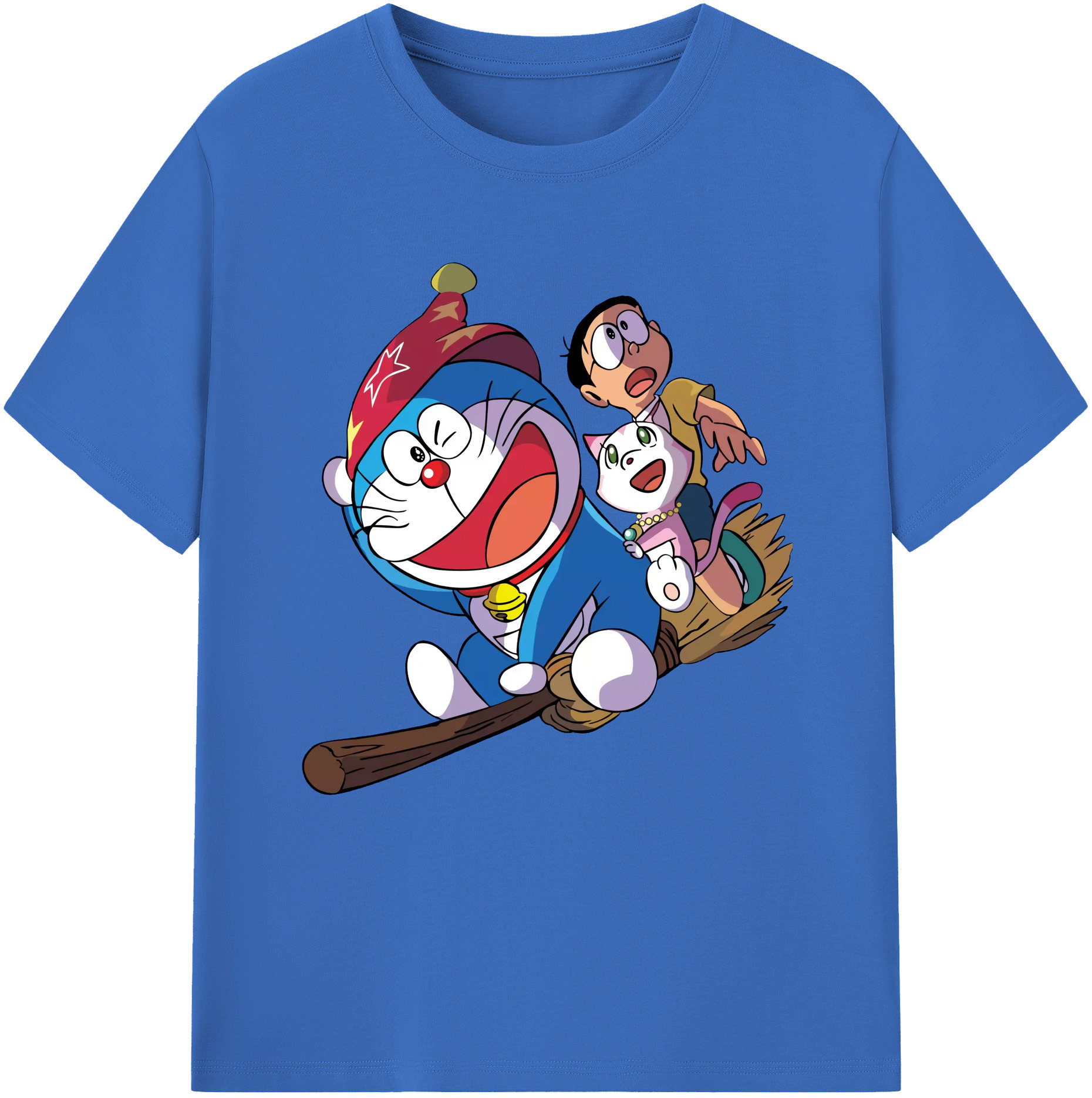 （画像用） ドラえもん Doraemon 綿100％半袖Tシャツ（フロントプリント）