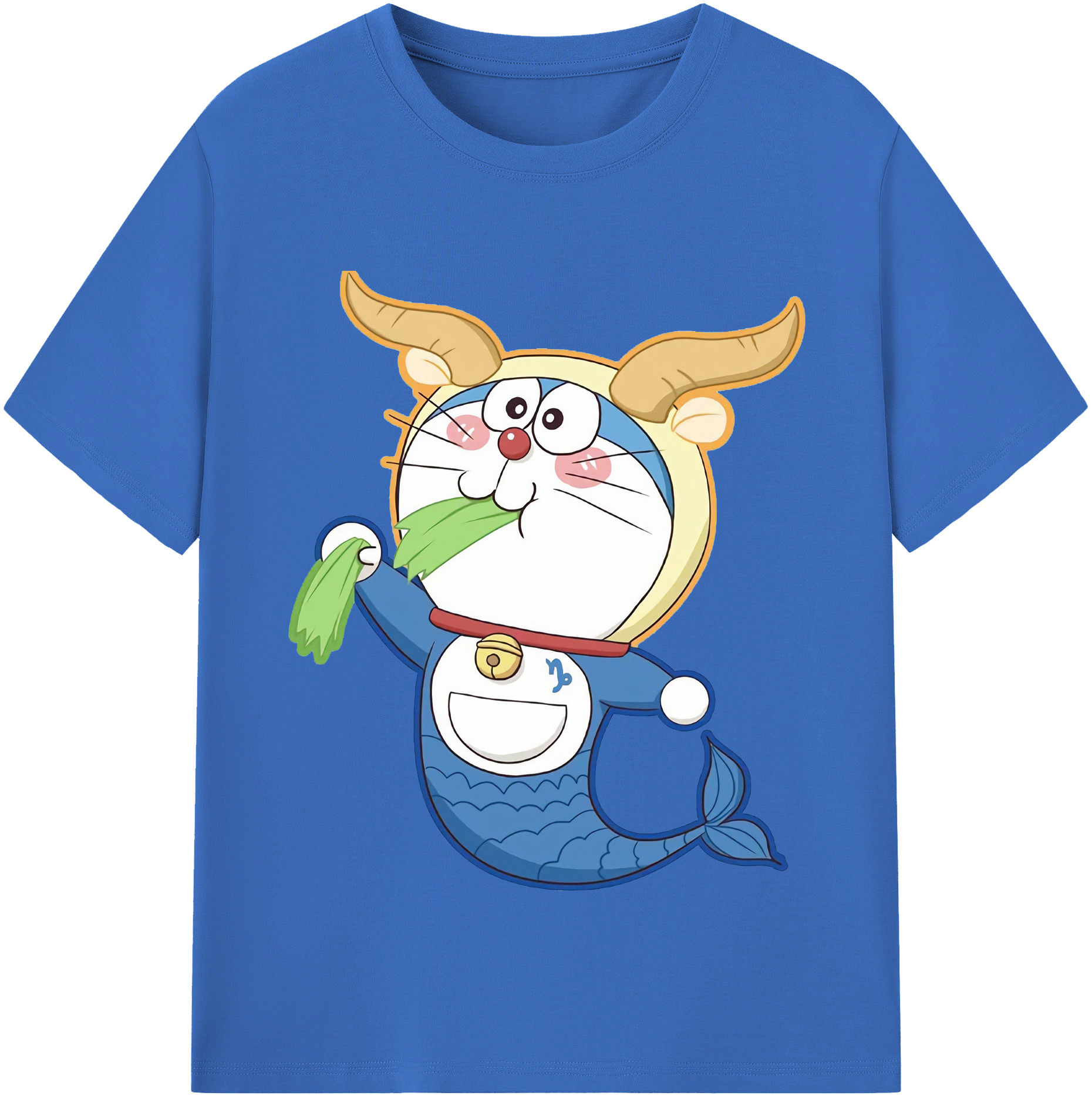 （画像用） ドラえもん Doraemon 綿100％半袖Tシャツ（フロントプリント）