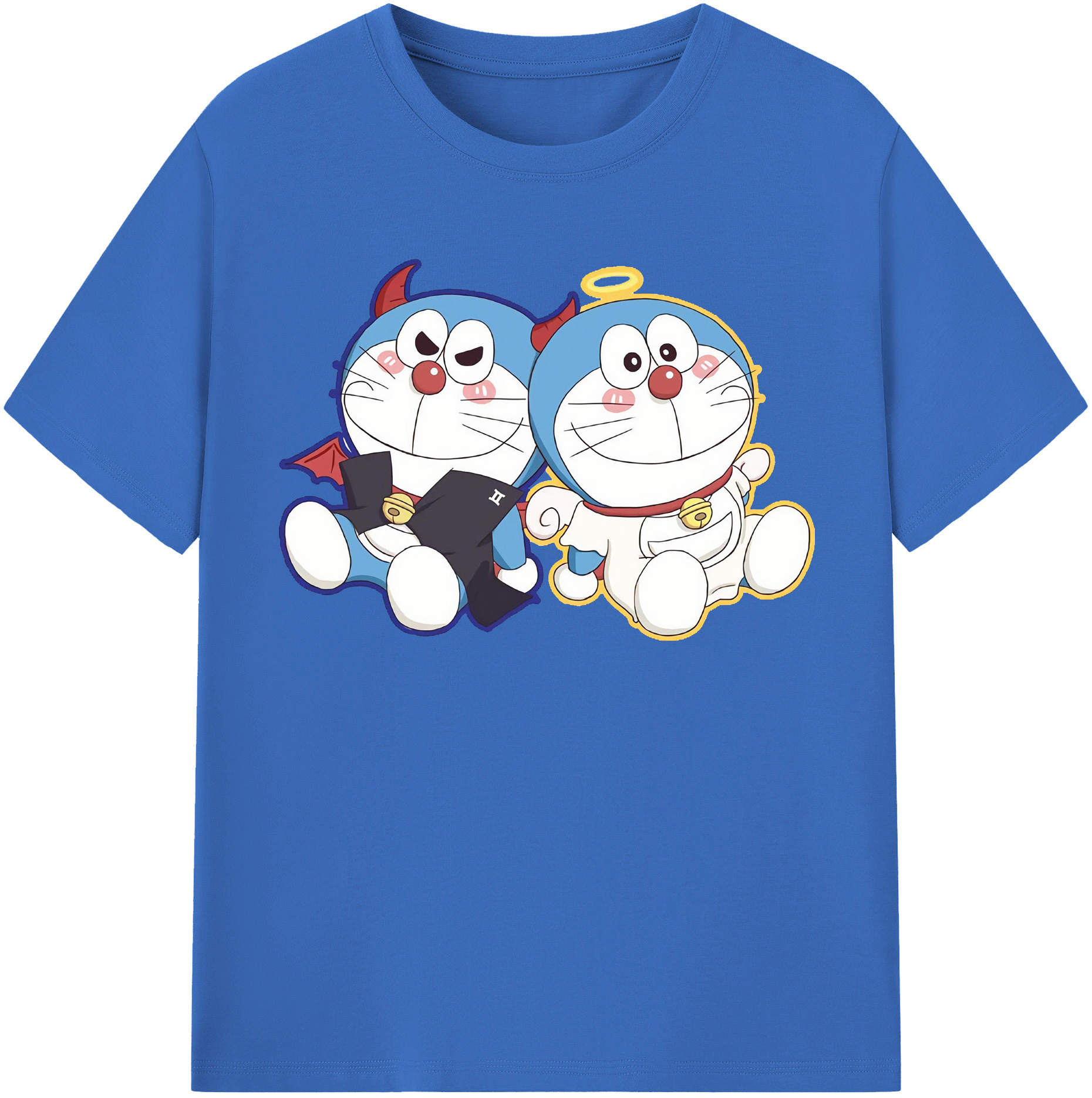 （画像用） ドラえもん Doraemon 綿100％半袖Tシャツ（フロントプリント）