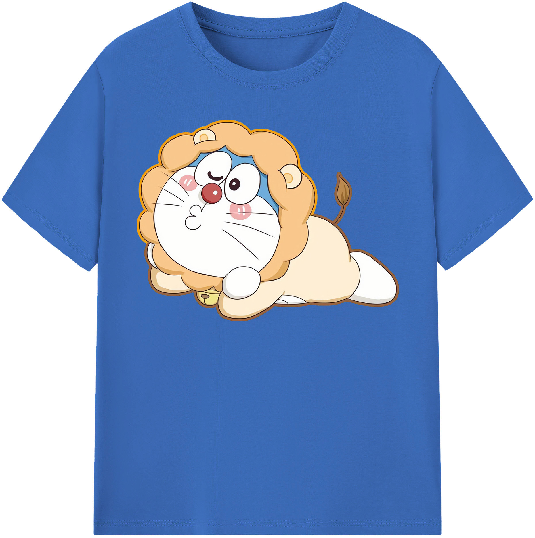 （画像用） ドラえもん Doraemon 綿100％半袖Tシャツ（フロントプリント）