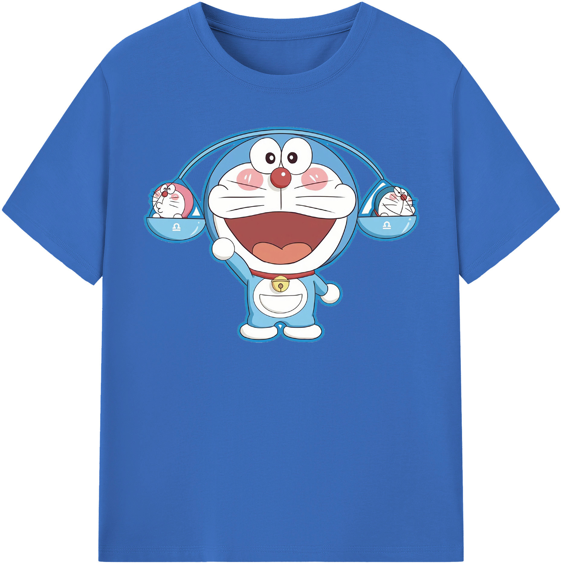 （画像用） ドラえもん Doraemon 綿100％半袖Tシャツ（フロントプリント）