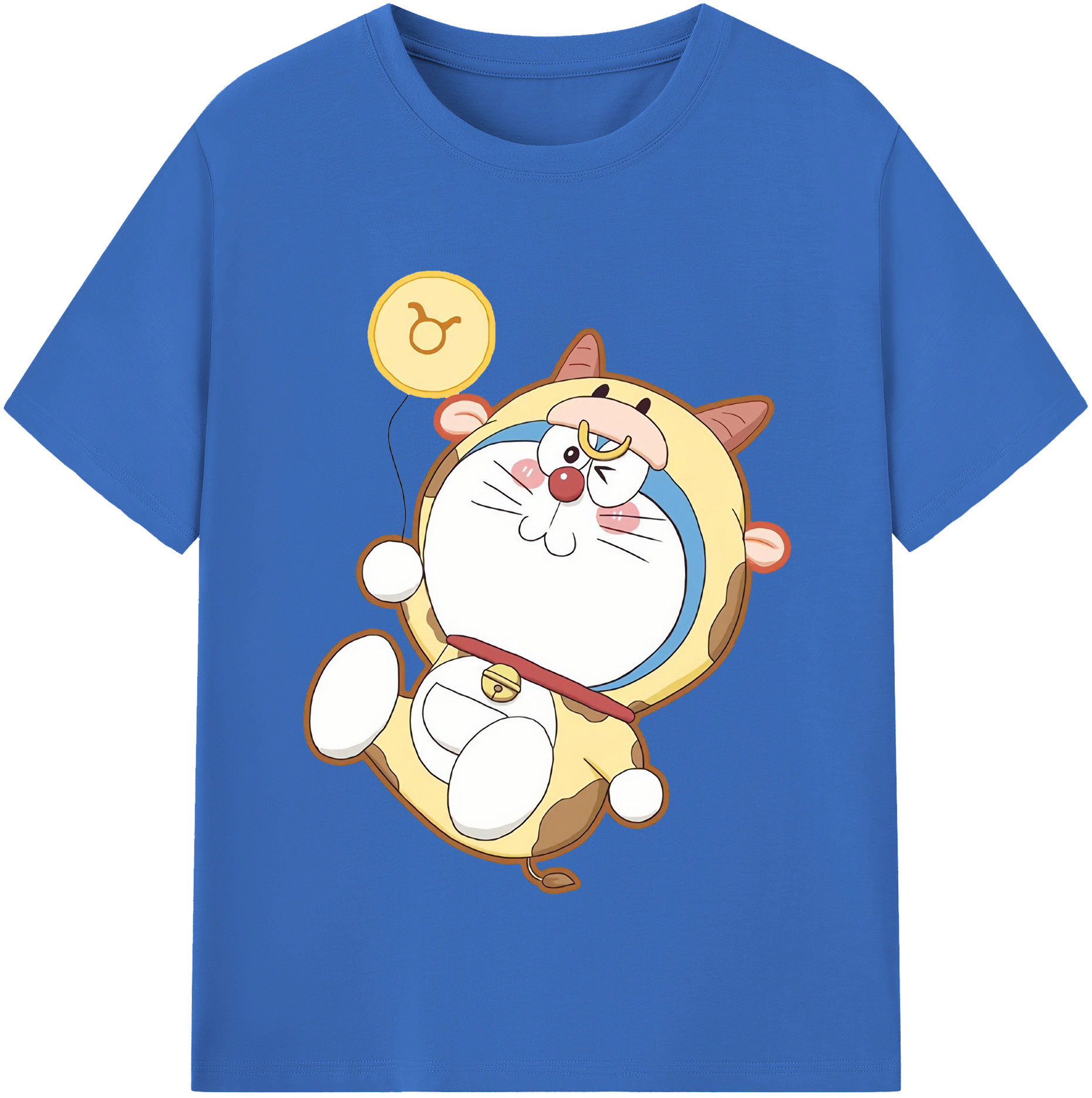 （画像用） ドラえもん Doraemon 綿100％半袖Tシャツ（フロントプリント）