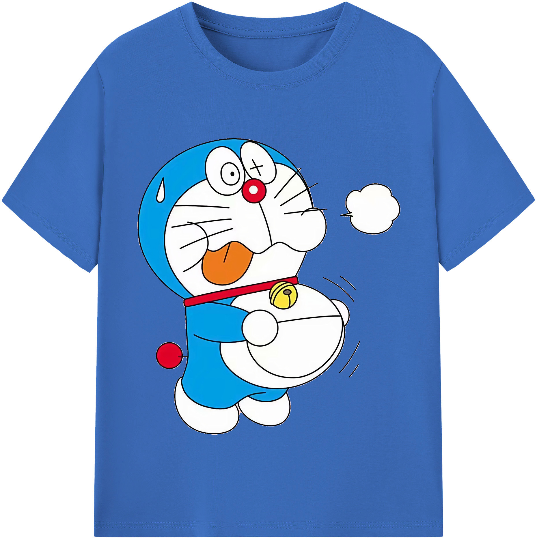 （画像用） ドラえもん Doraemon 綿100％半袖Tシャツ（フロントプリント）