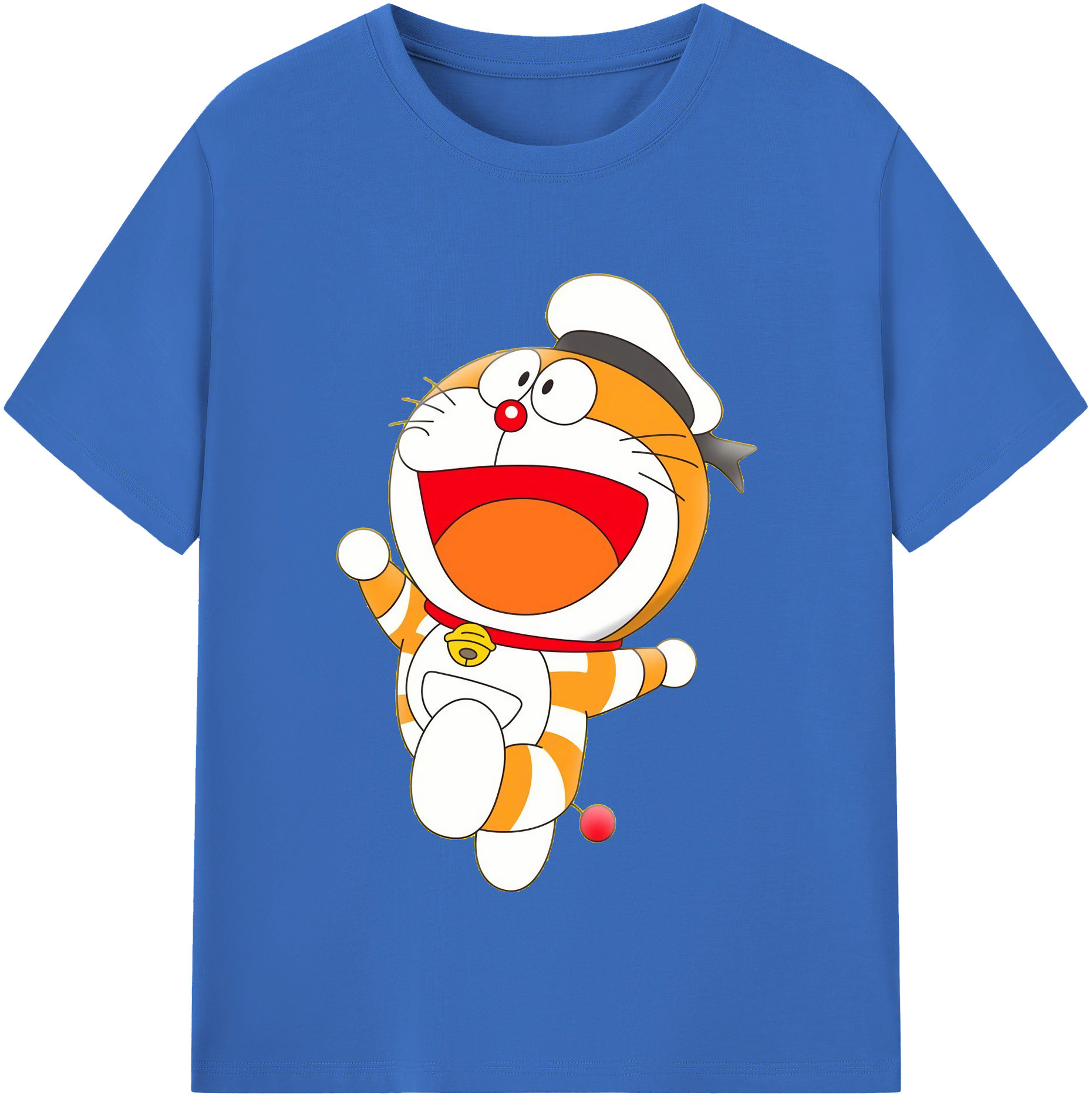 （画像用） ドラえもん Doraemon 綿100％半袖Tシャツ（フロントプリント）