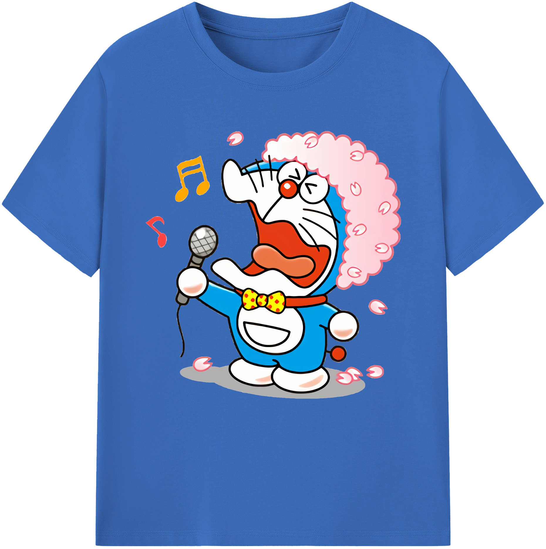 （画像用） ドラえもん Doraemon 綿100％半袖Tシャツ（フロントプリント）