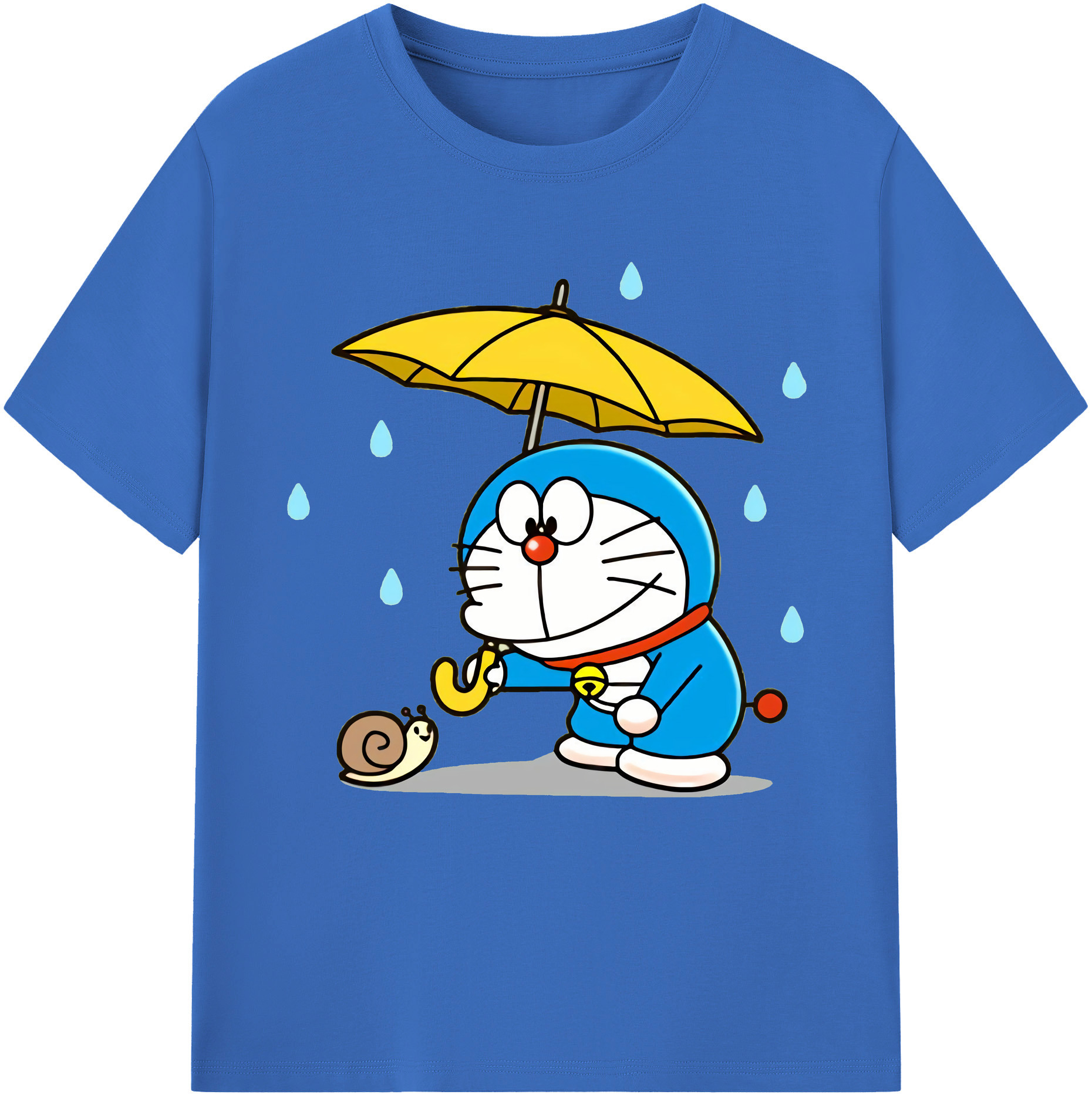 （画像用） ドラえもん Doraemon 綿100％半袖Tシャツ（フロントプリント）