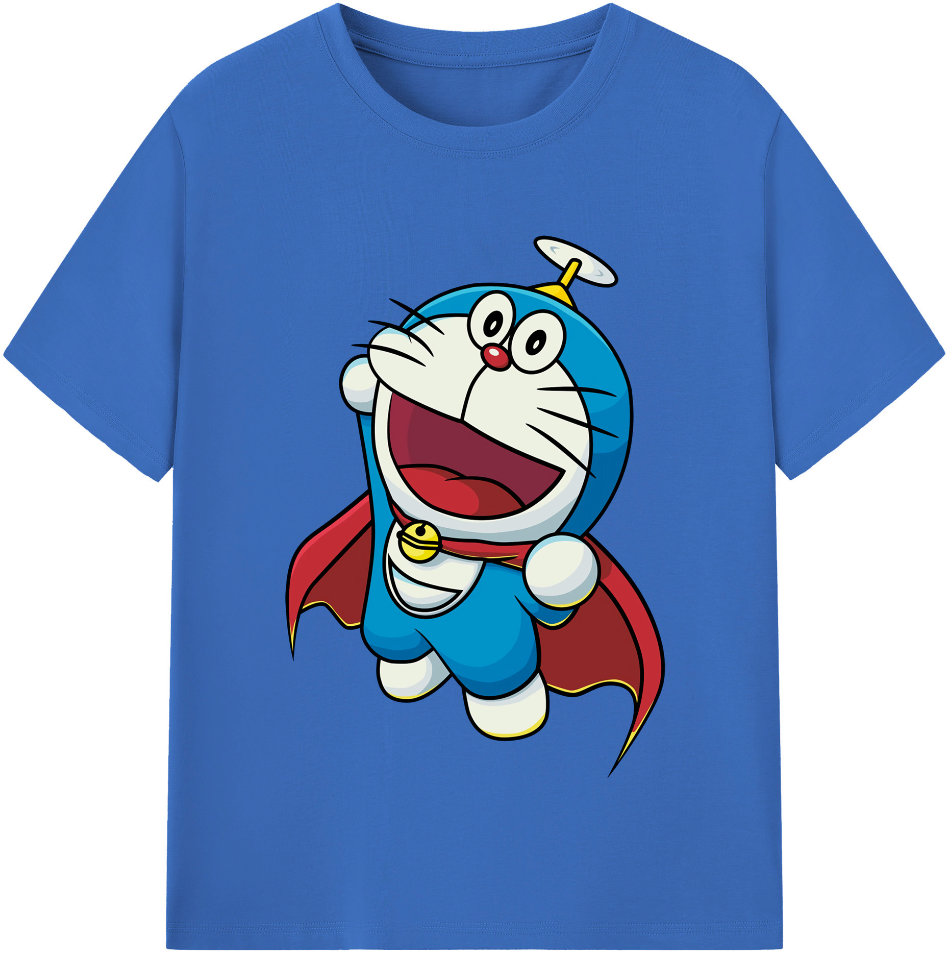 （画像用） ドラえもん Doraemon 綿100％半袖Tシャツ（フロントプリント）