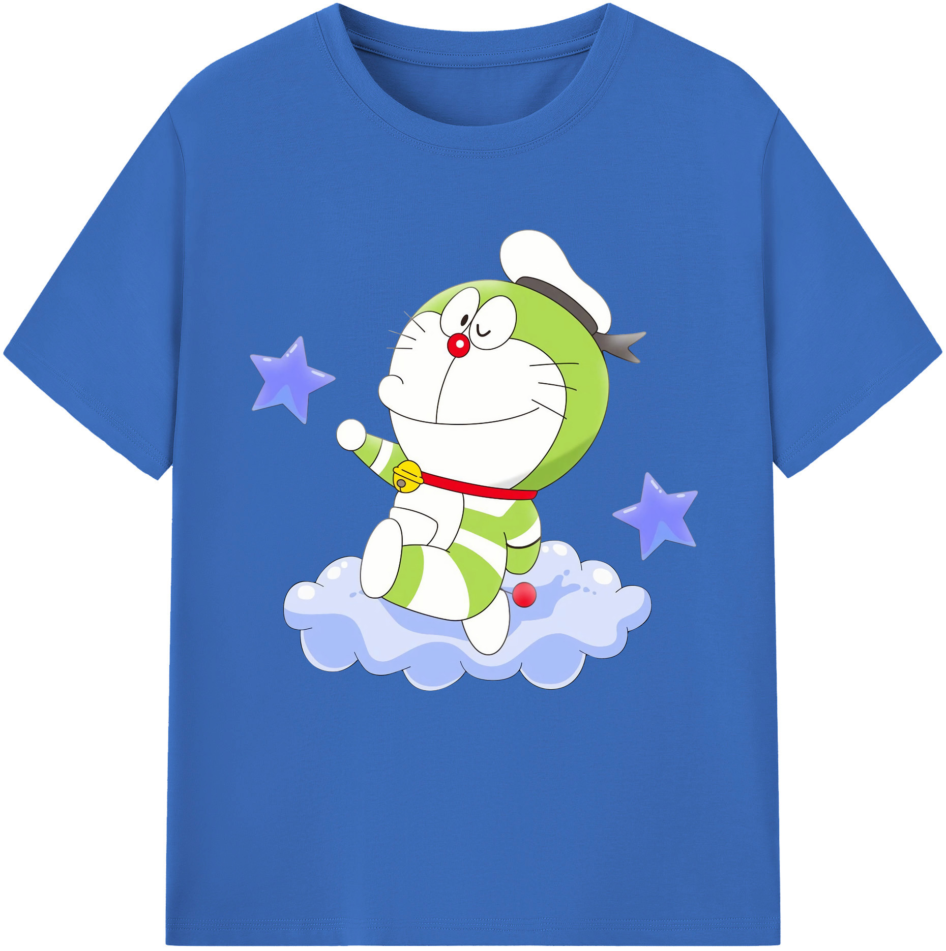 （画像用） ドラえもん Doraemon 綿100％半袖Tシャツ（フロントプリント）