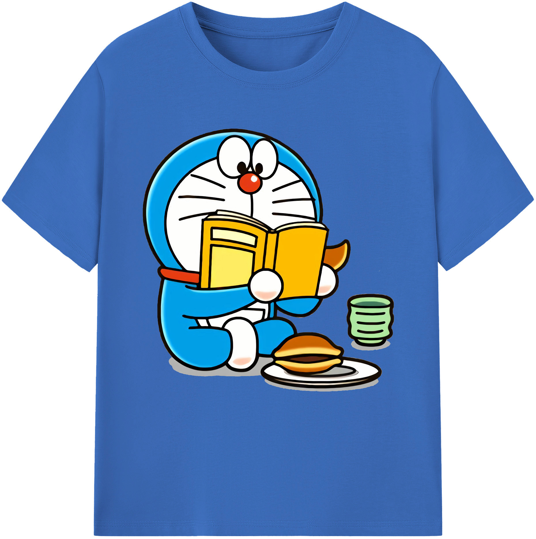 （画像用） ドラえもん Doraemon 綿100％半袖Tシャツ（フロントプリント）