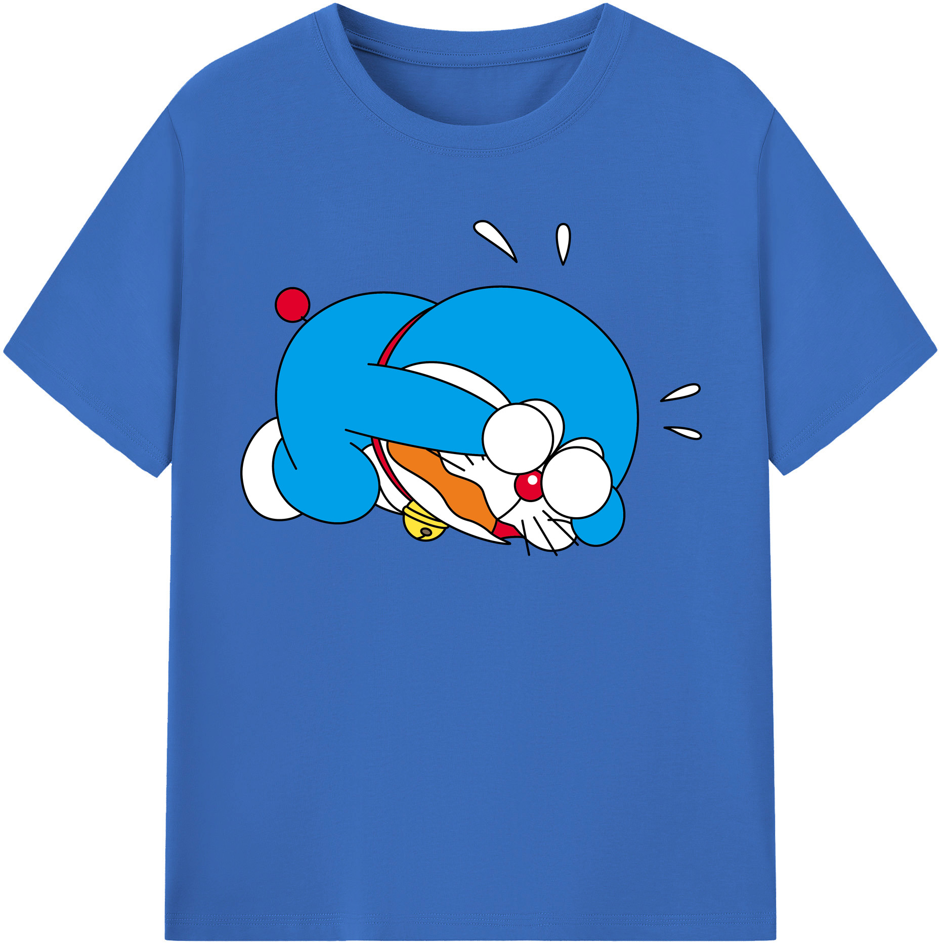 （画像用） ドラえもん Doraemon 綿100％半袖Tシャツ（フロントプリント）