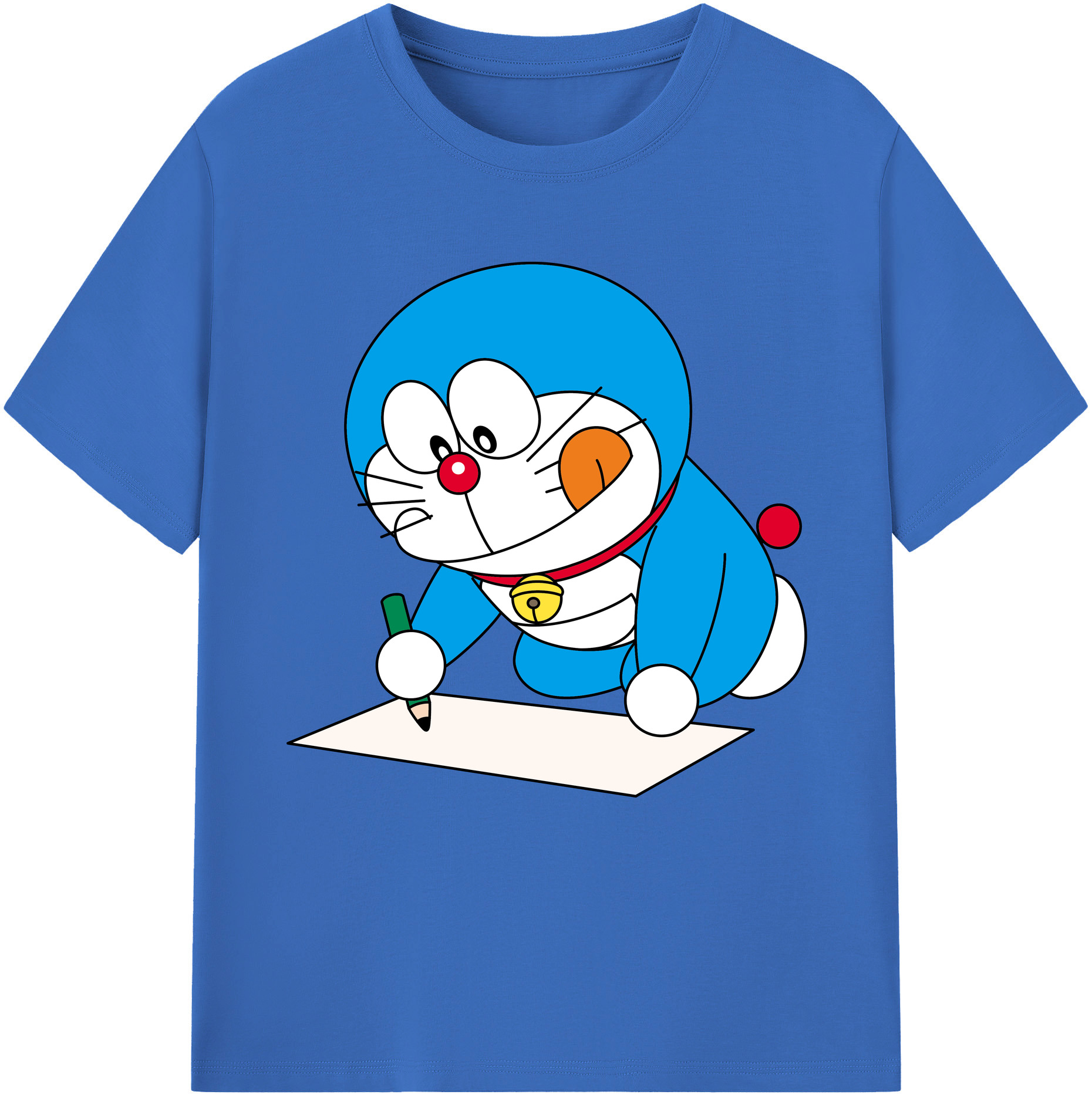 （画像用） ドラえもん Doraemon 綿100％半袖Tシャツ（フロントプリント）