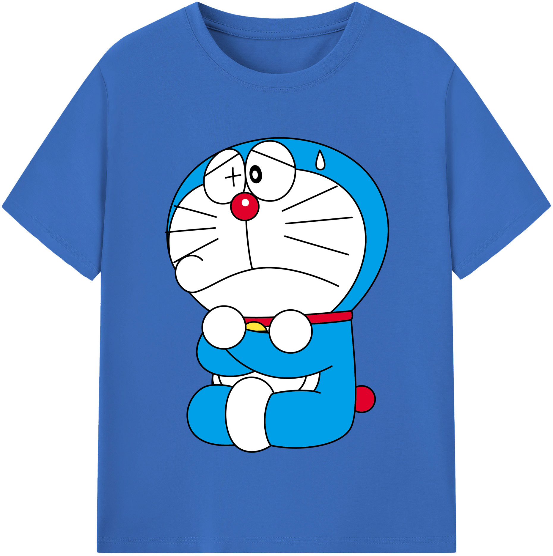 （画像用） ドラえもん Doraemon 綿100％半袖Tシャツ（フロントプリント）