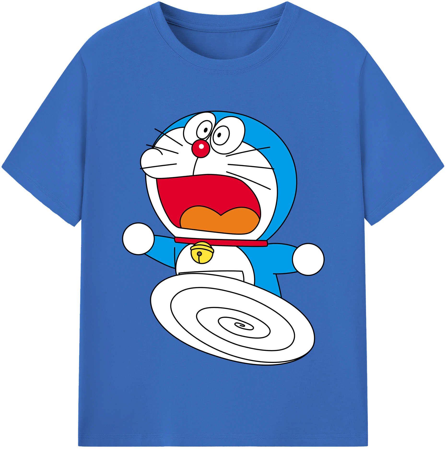 （画像用） ドラえもん Doraemon 綿100％半袖Tシャツ（フロントプリント）