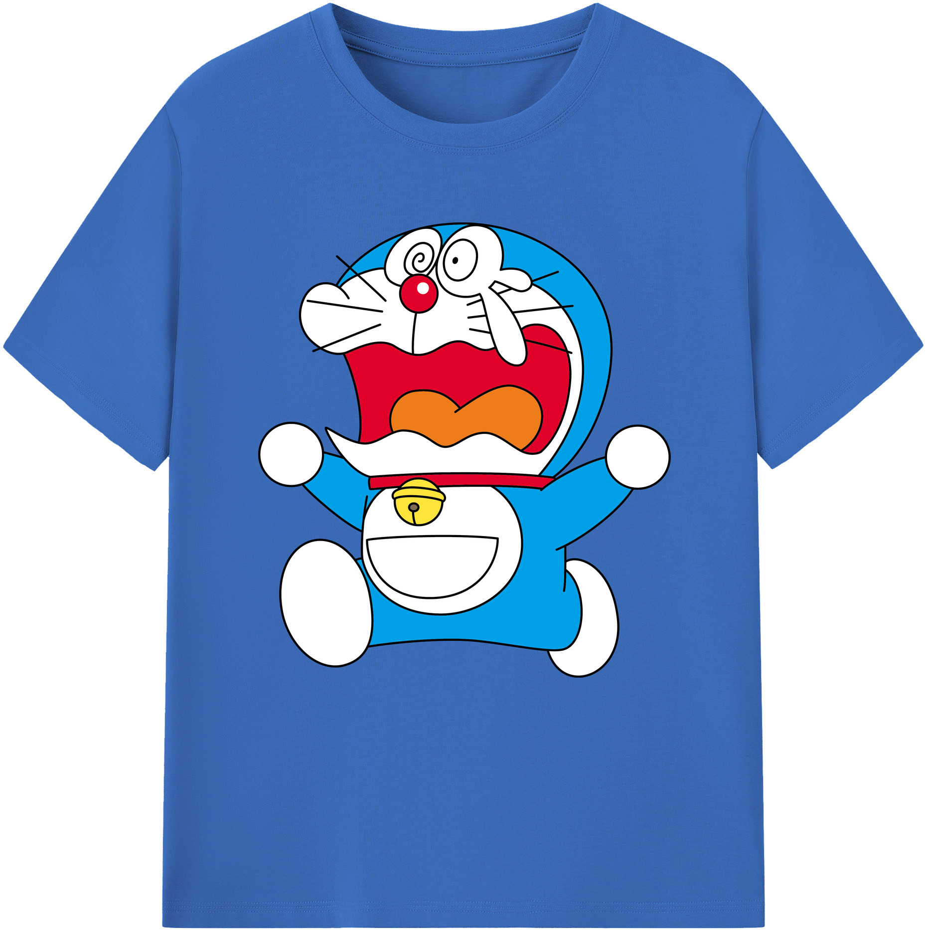（画像用） ドラえもん Doraemon 綿100％半袖Tシャツ（フロントプリント）