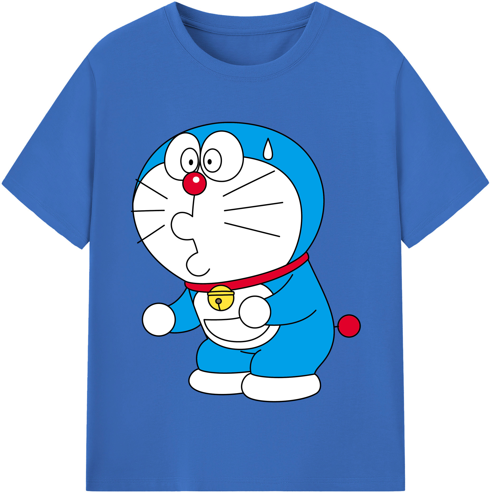 （画像用） ドラえもん Doraemon 綿100％半袖Tシャツ（フロントプリント）
