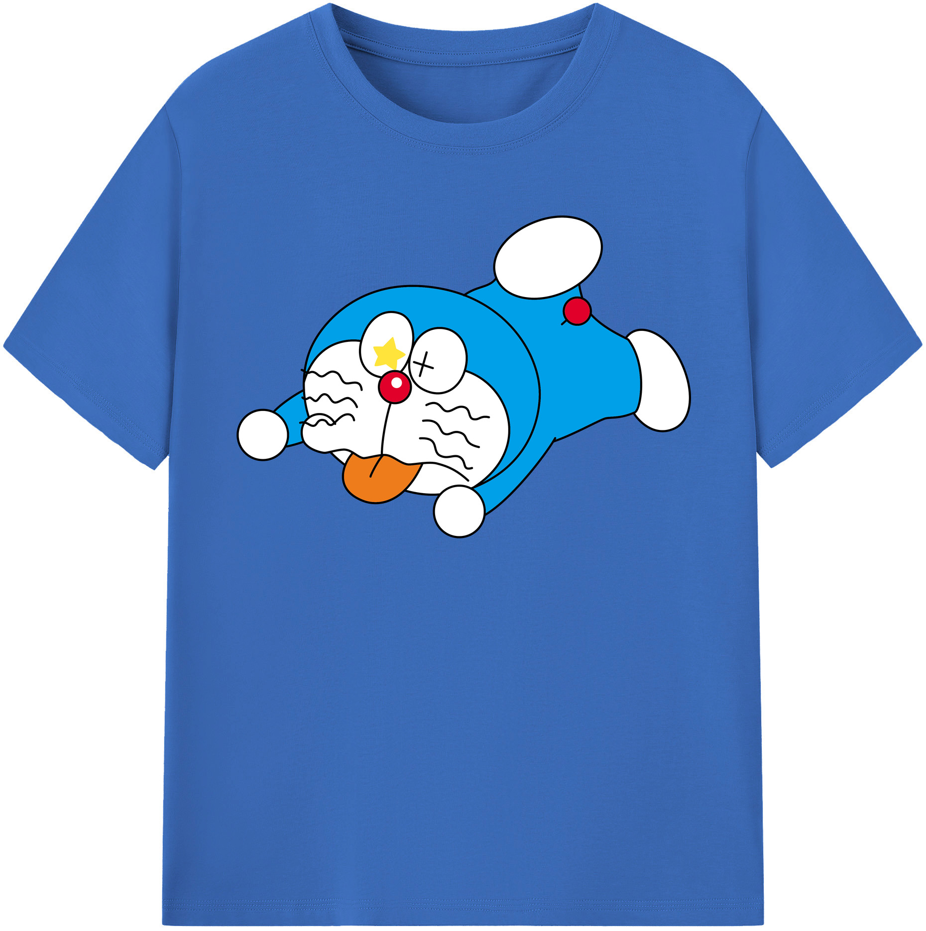 （画像用） ドラえもん Doraemon 綿100％半袖Tシャツ（フロントプリント）