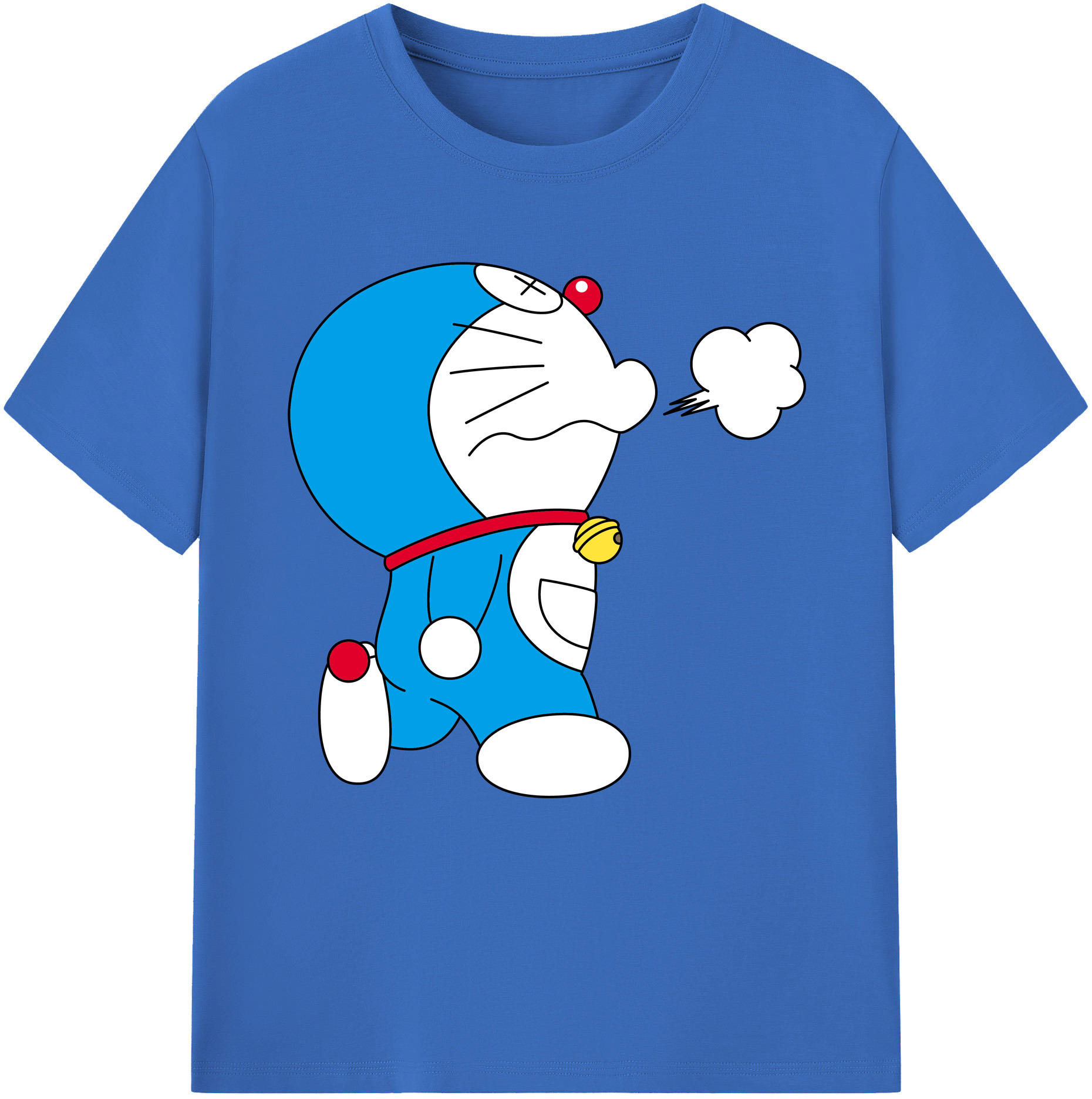 （画像用） ドラえもん Doraemon 綿100％半袖Tシャツ（フロントプリント）